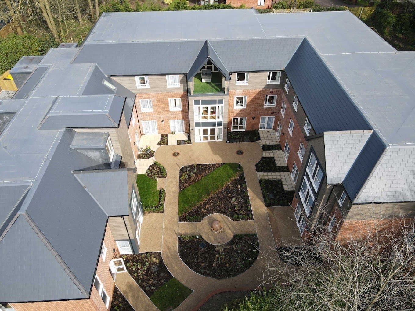 Exterior of Ashton Manor care home in Lancaster