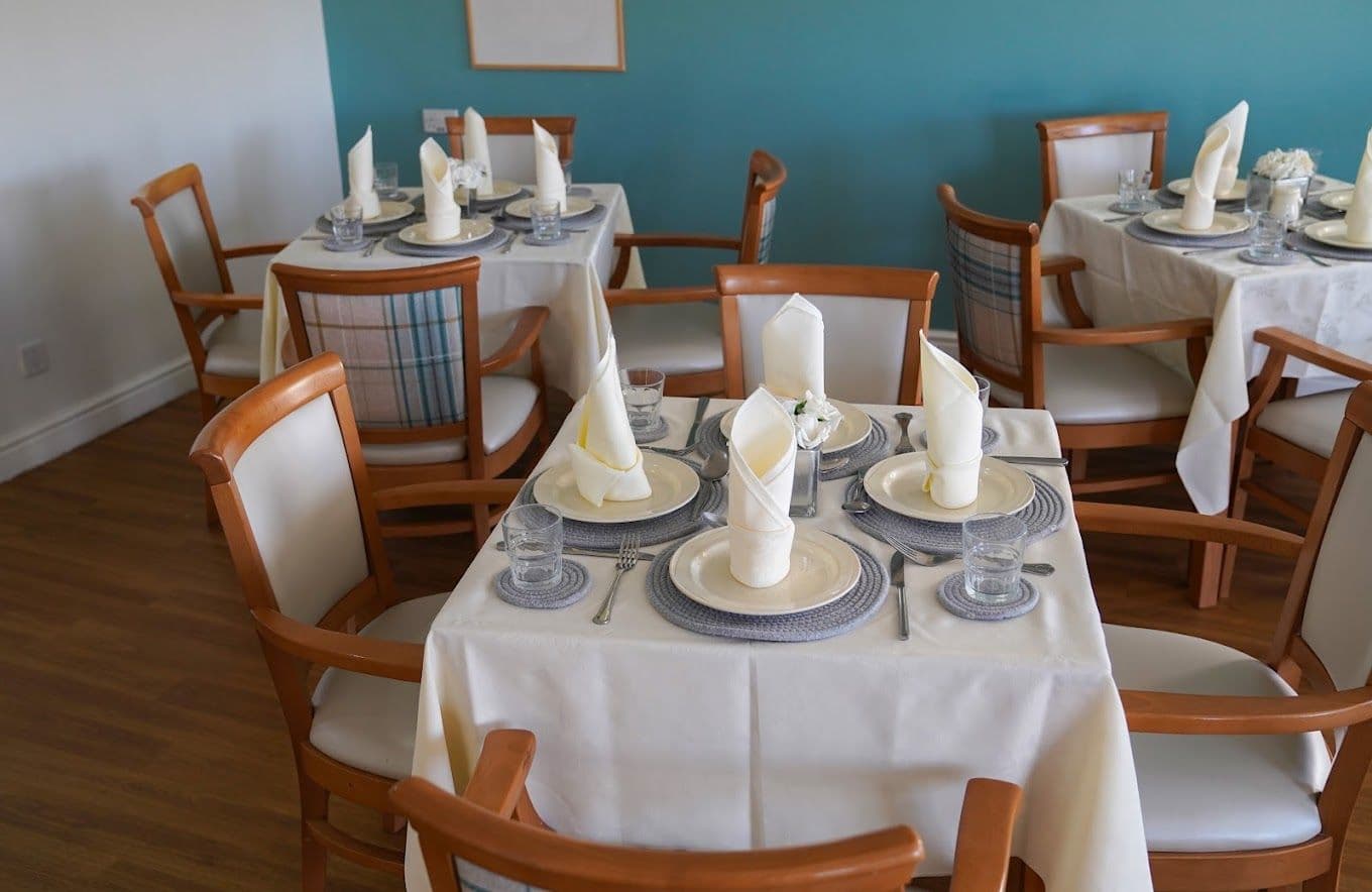 Dining Room at Ashwood Park Care Home in Peterlee, County Durham