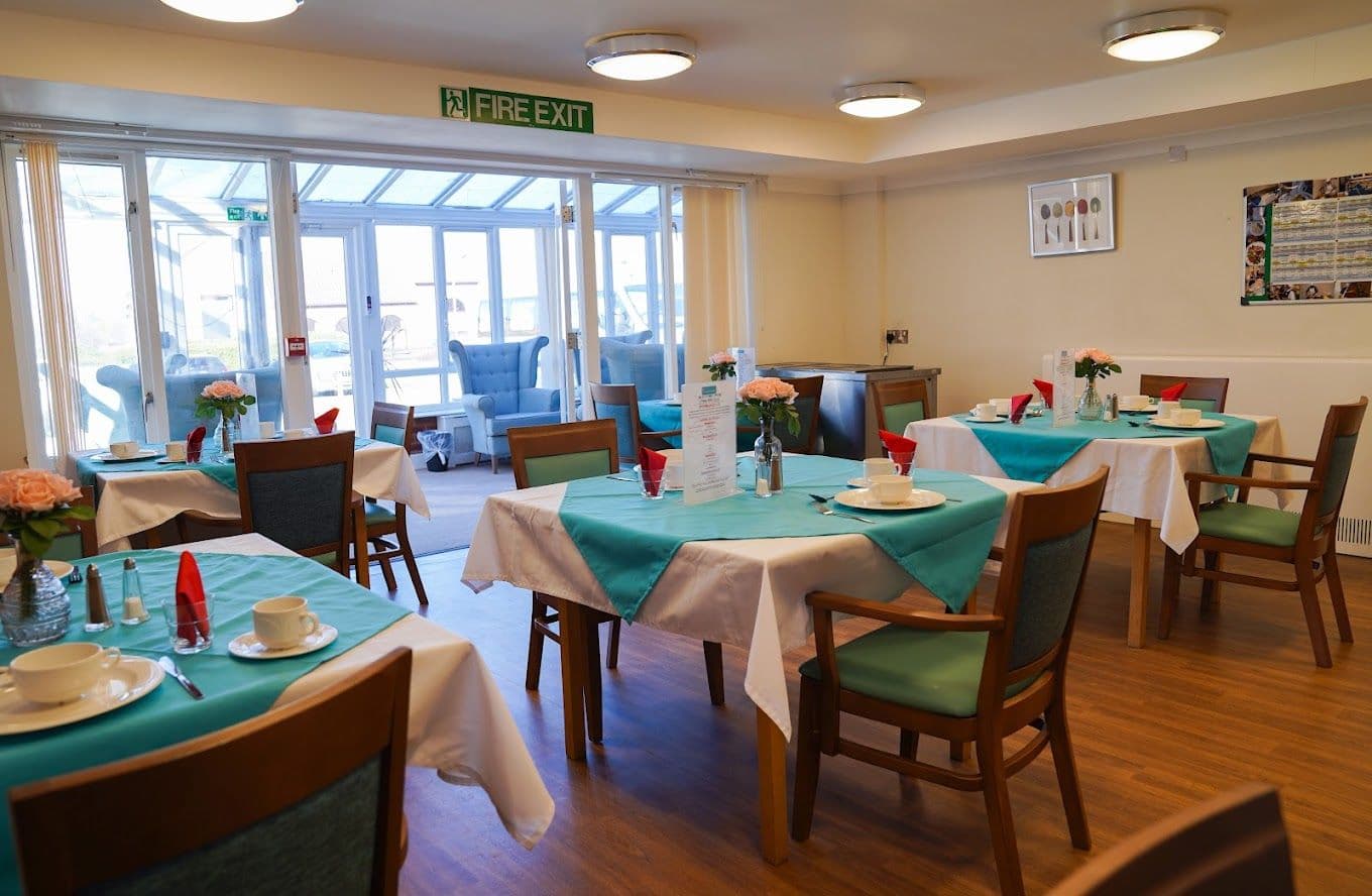 Dining Room at Asra house care home Leicester, Leicestershire