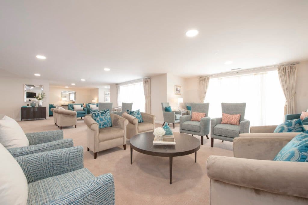 Communal Lounge at Austen Place Retirement Development in Alton, Hampshire