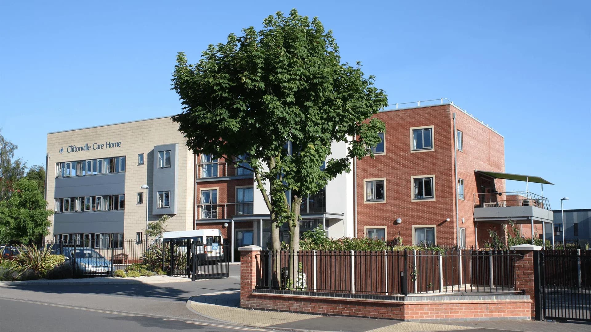 Exterior photo of Cliftonville Care Home in Northampton