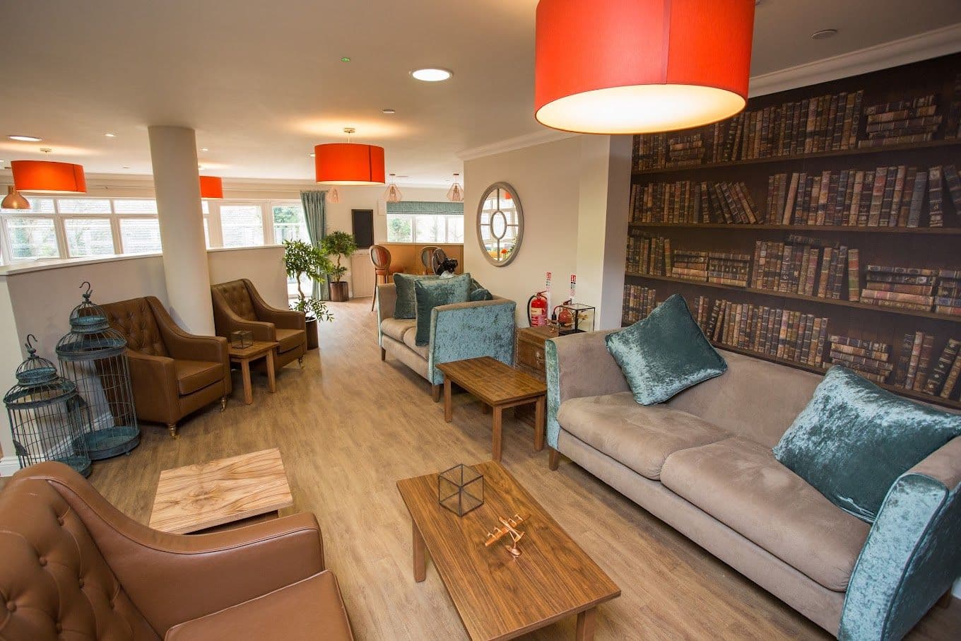 Communal Area of Avonbourne Care Home in Salisbury, Wiltshire