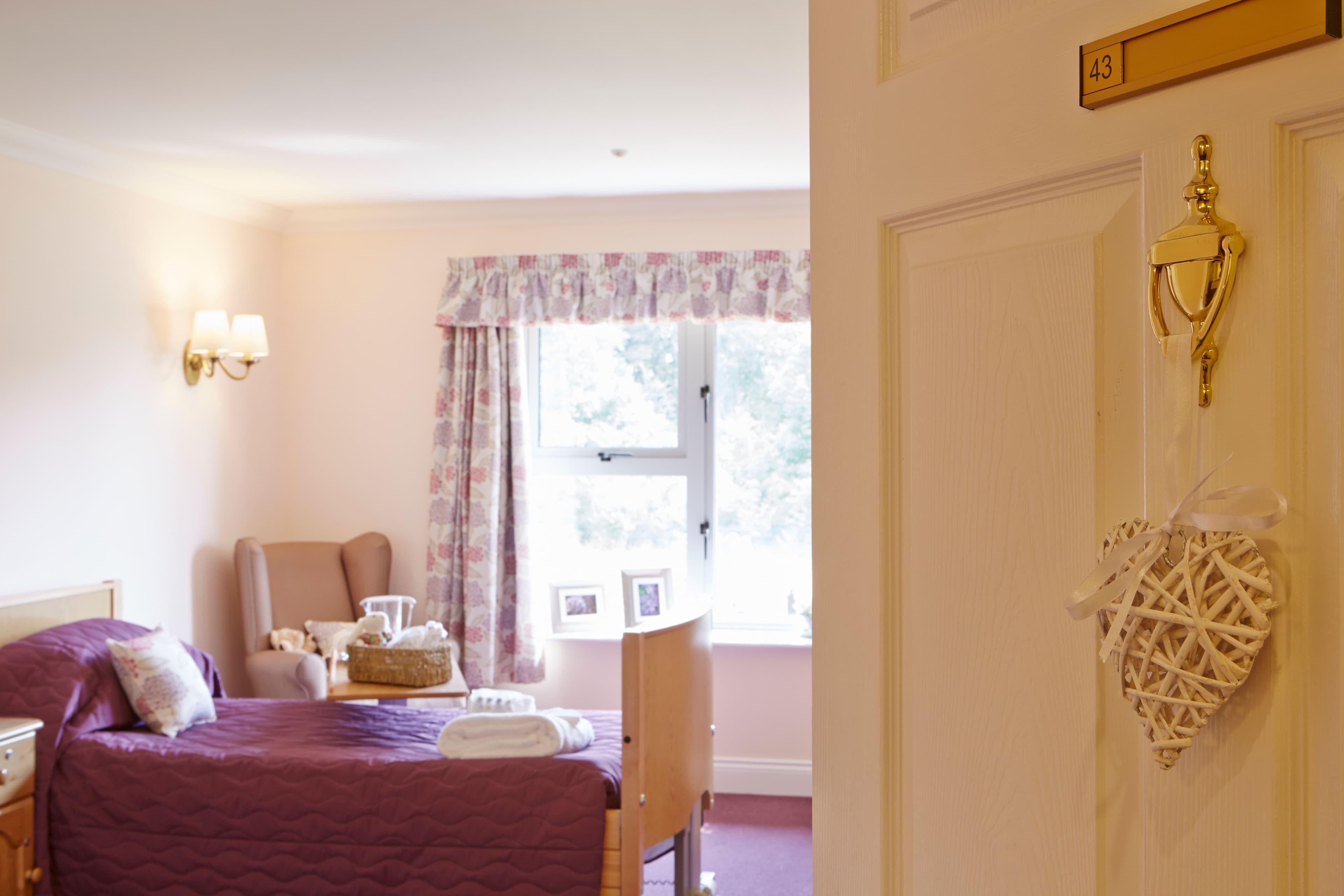 Bedroom of Lancaster Grange Care Home in Newark-on-Trent, Nottinghamshire 