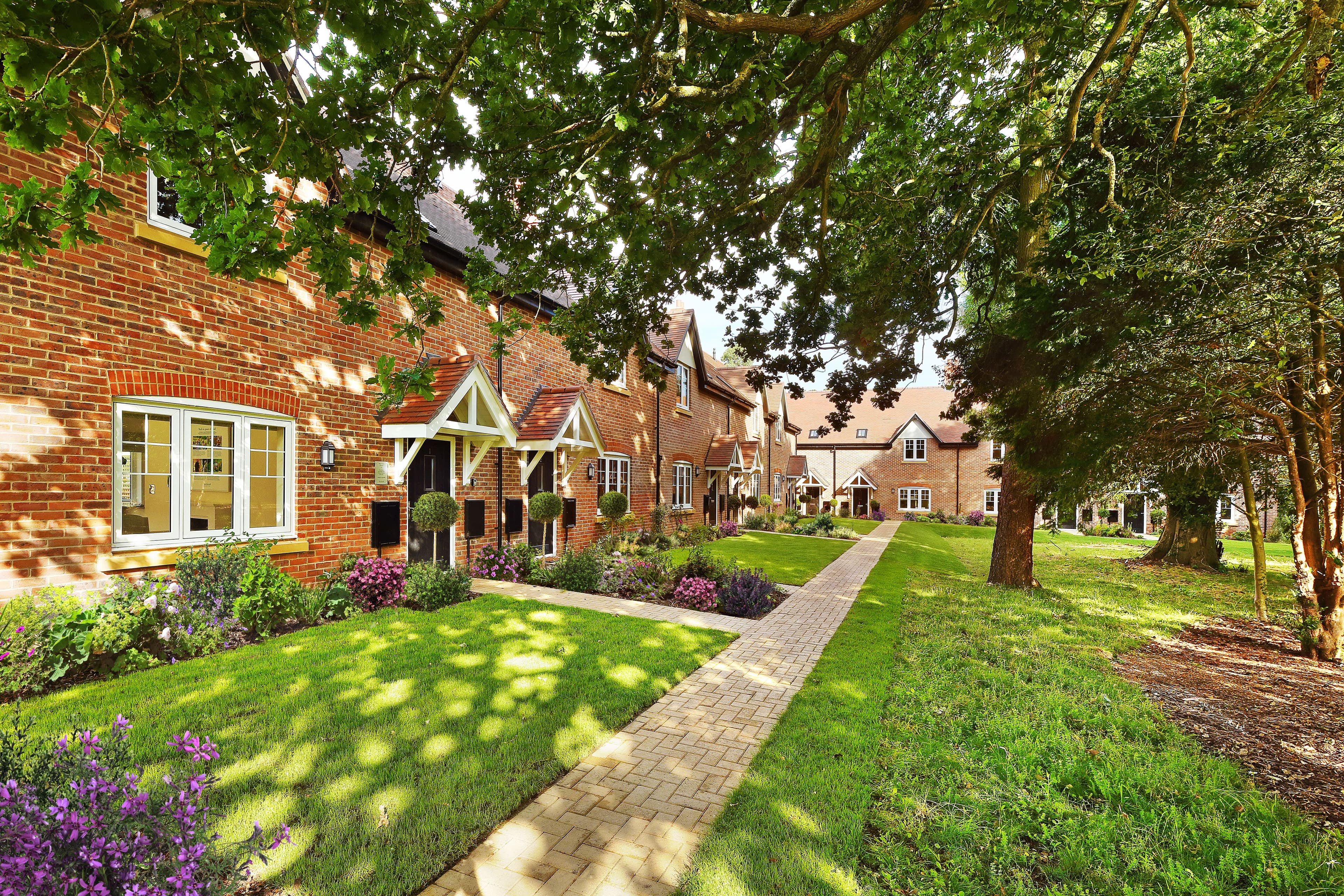 Exterior of Binfield House retirement development in Binfield, Berkshire