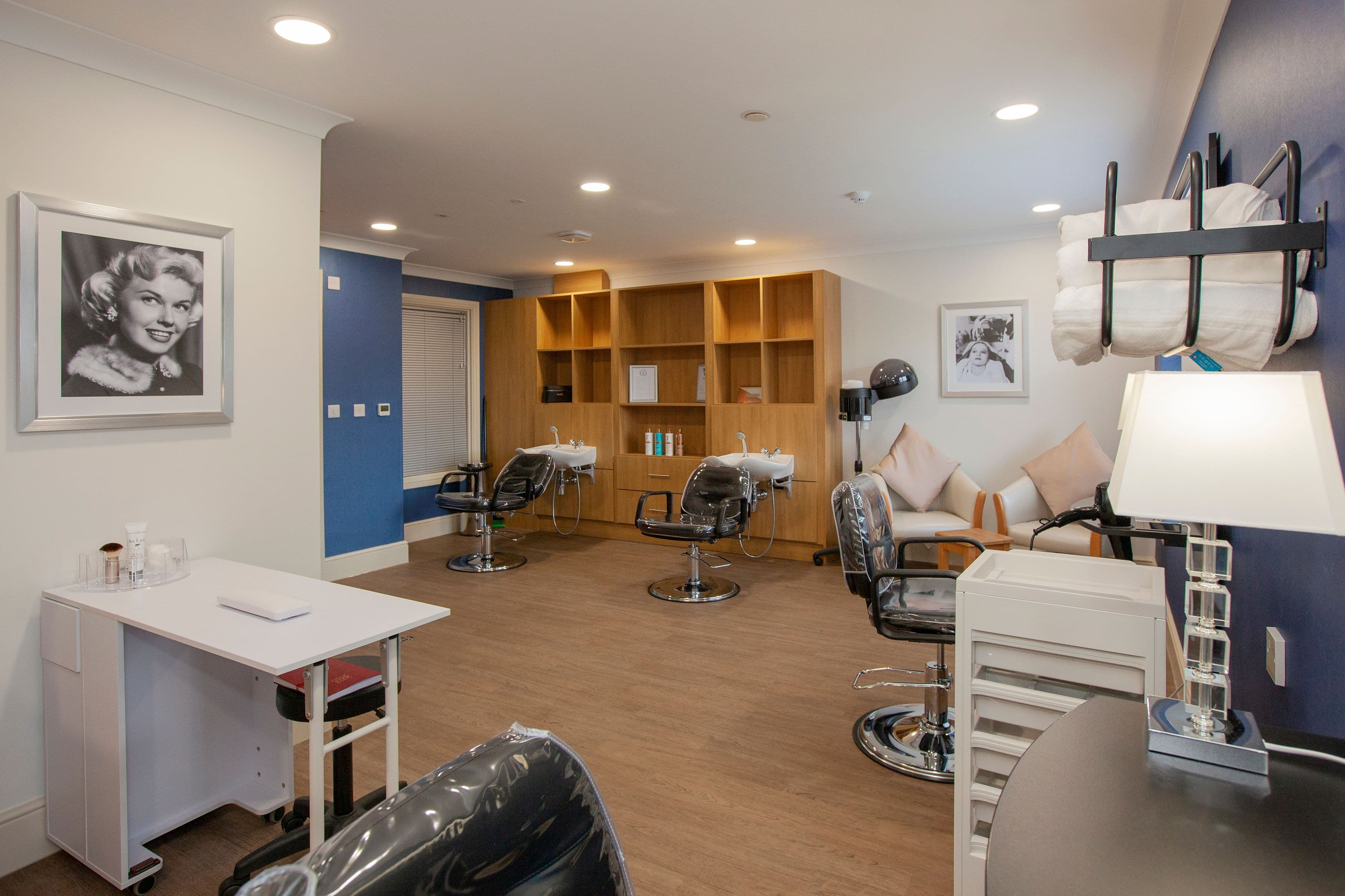 Salon at Broadmeadow Court Care Home in Newcastle-under-Lyme, Staffordshire