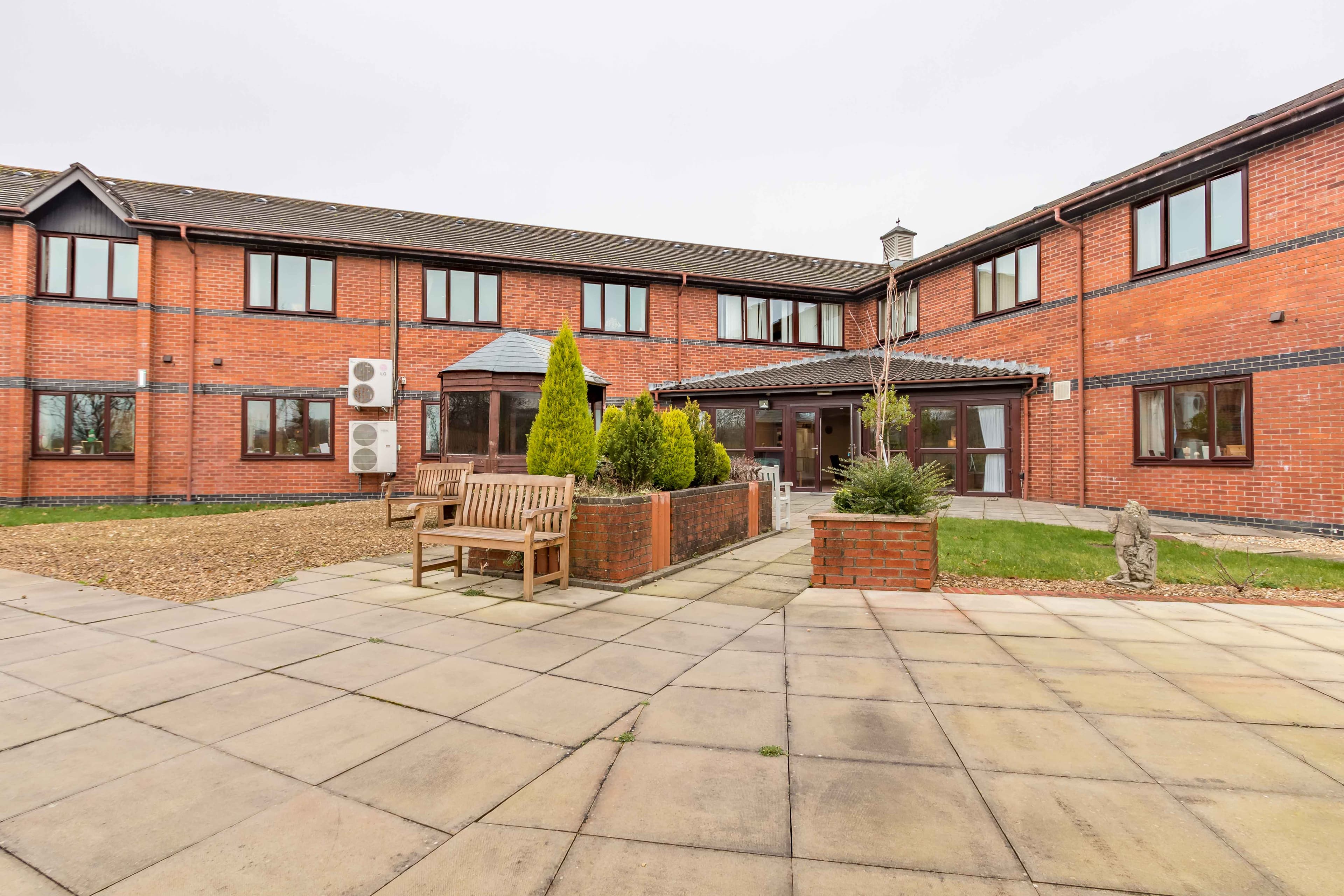 Exterior of Hafan-Y-Coed Care Home in Llanelli, Wales