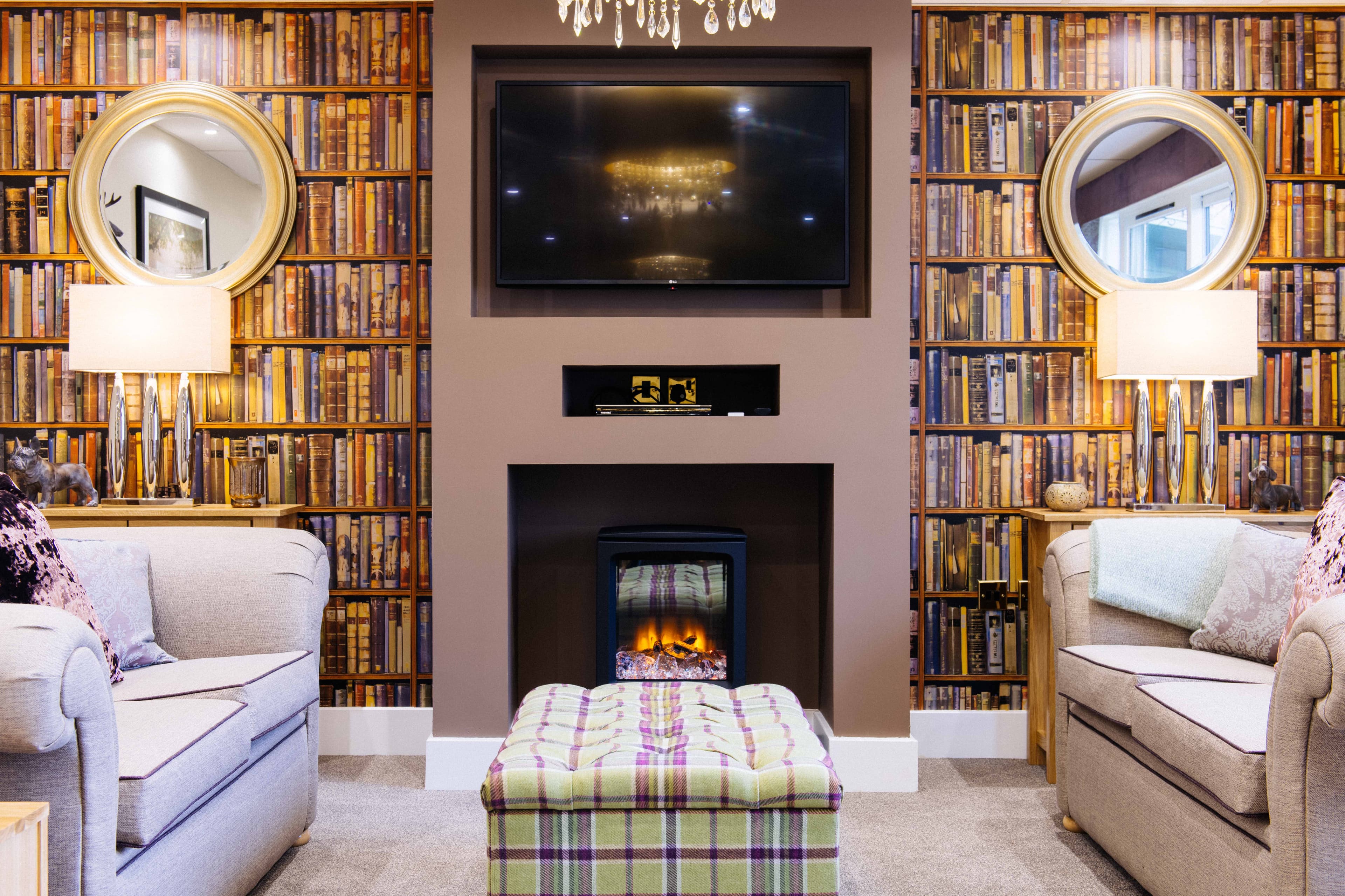 Communal Lounge of Highview House Care Home in Inverness, Highland