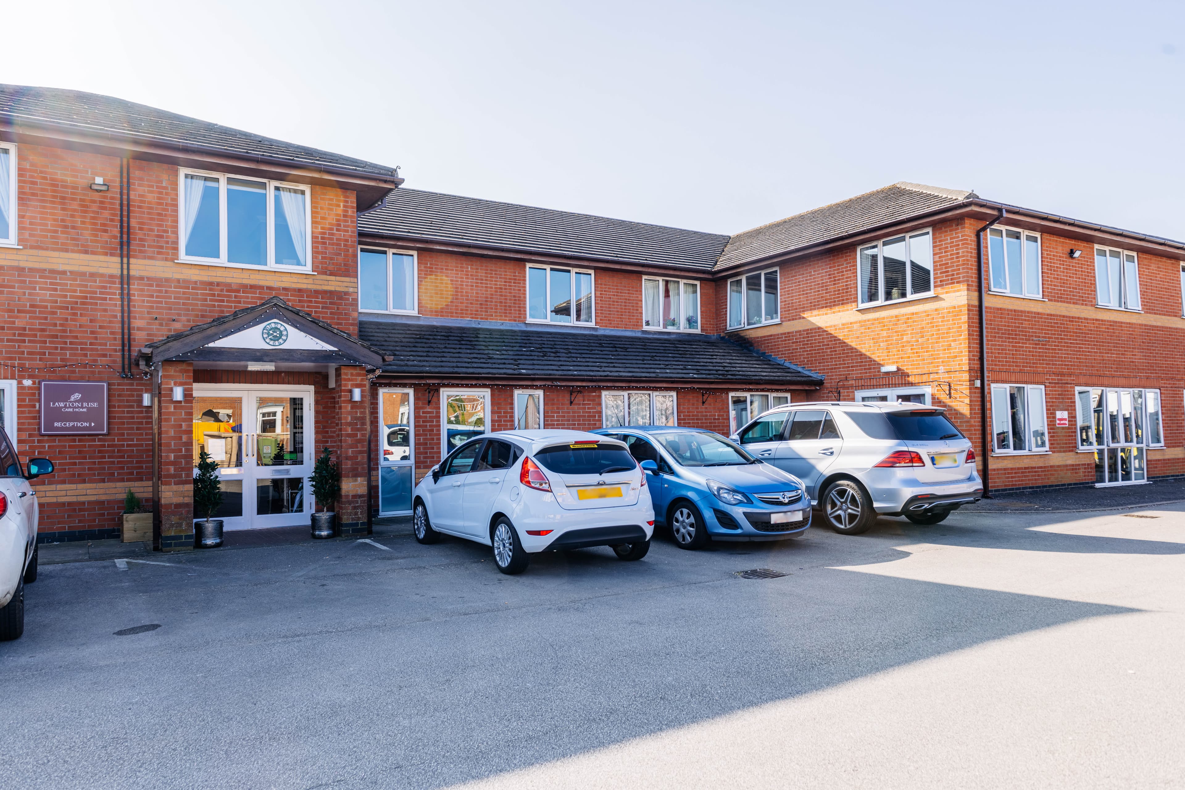 Exterior of Lawton Rise Care Home in Stoke-on-Trent, Staffordshire