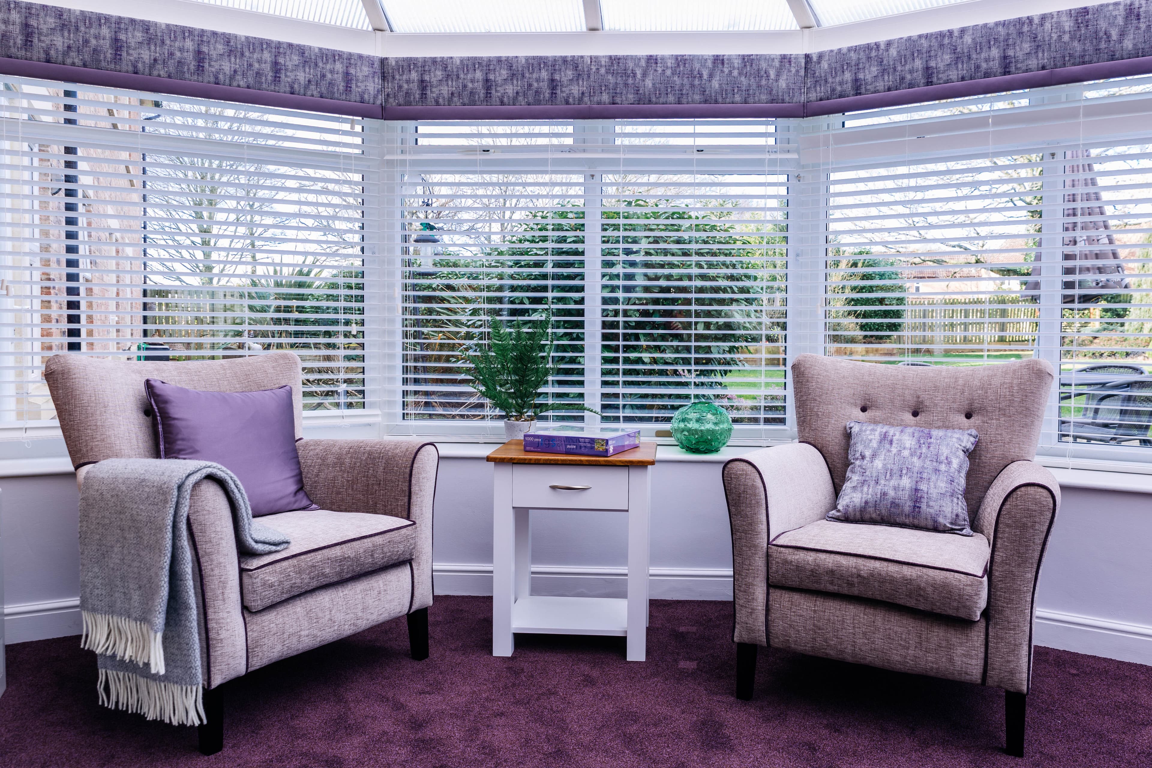 Seating Area of Leeming Bar Grange Care Home in Northallerton, Hambleton