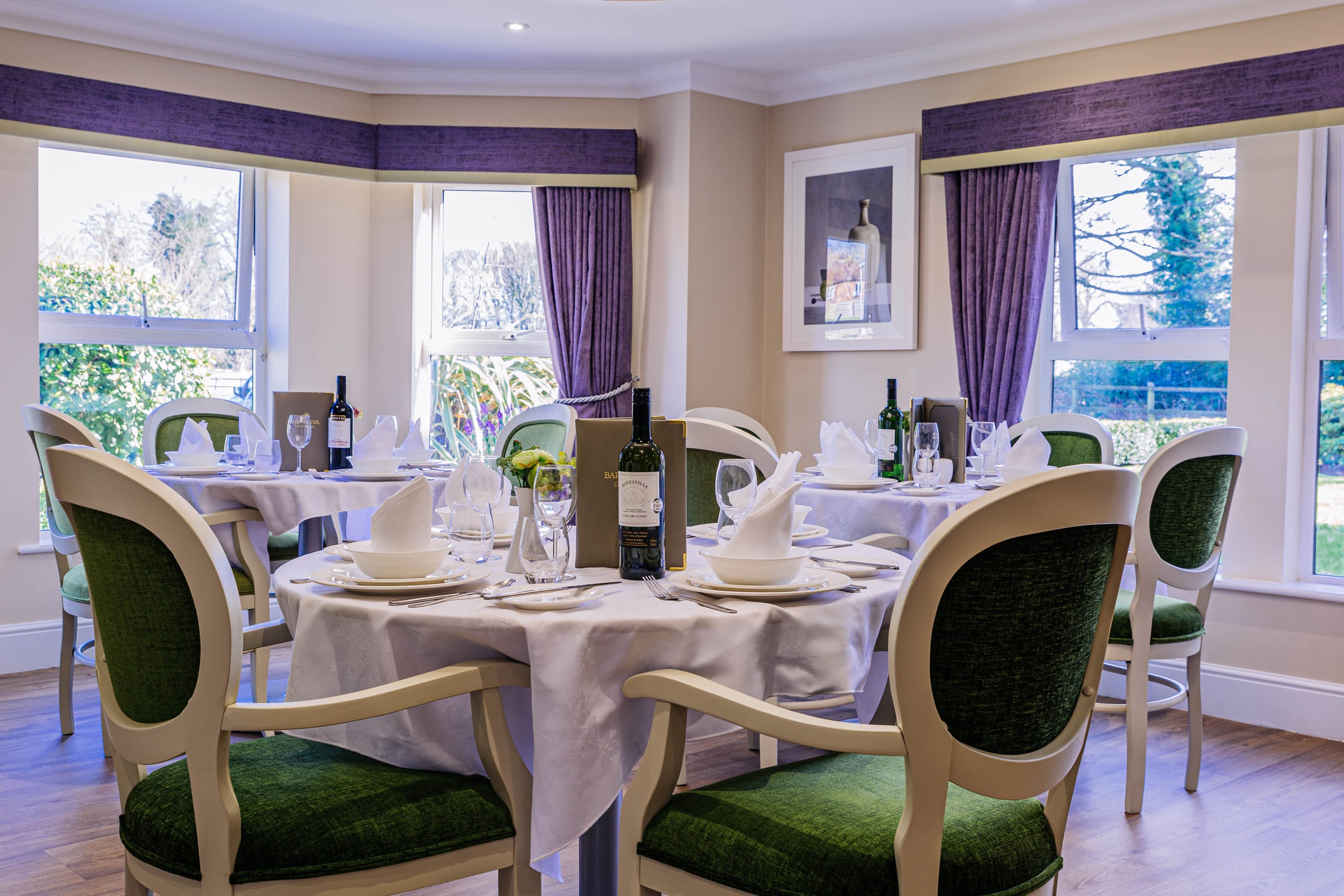 Dining Room of Leeming Bar Grange Care Home in Northallerton, Hambleton