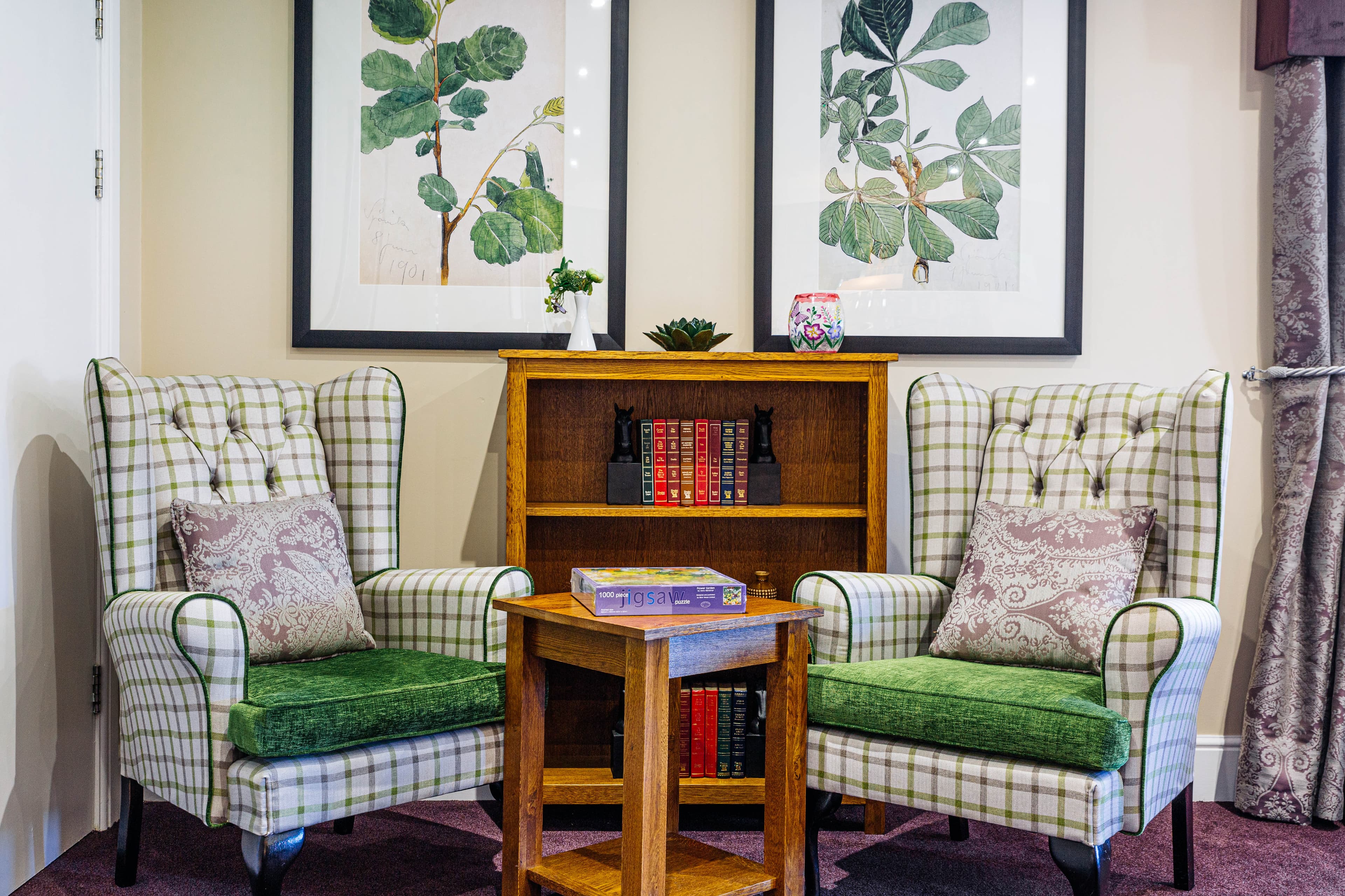 Communal Lounge of Leeming Bar Grange Care Home in Northallerton, Hambleton