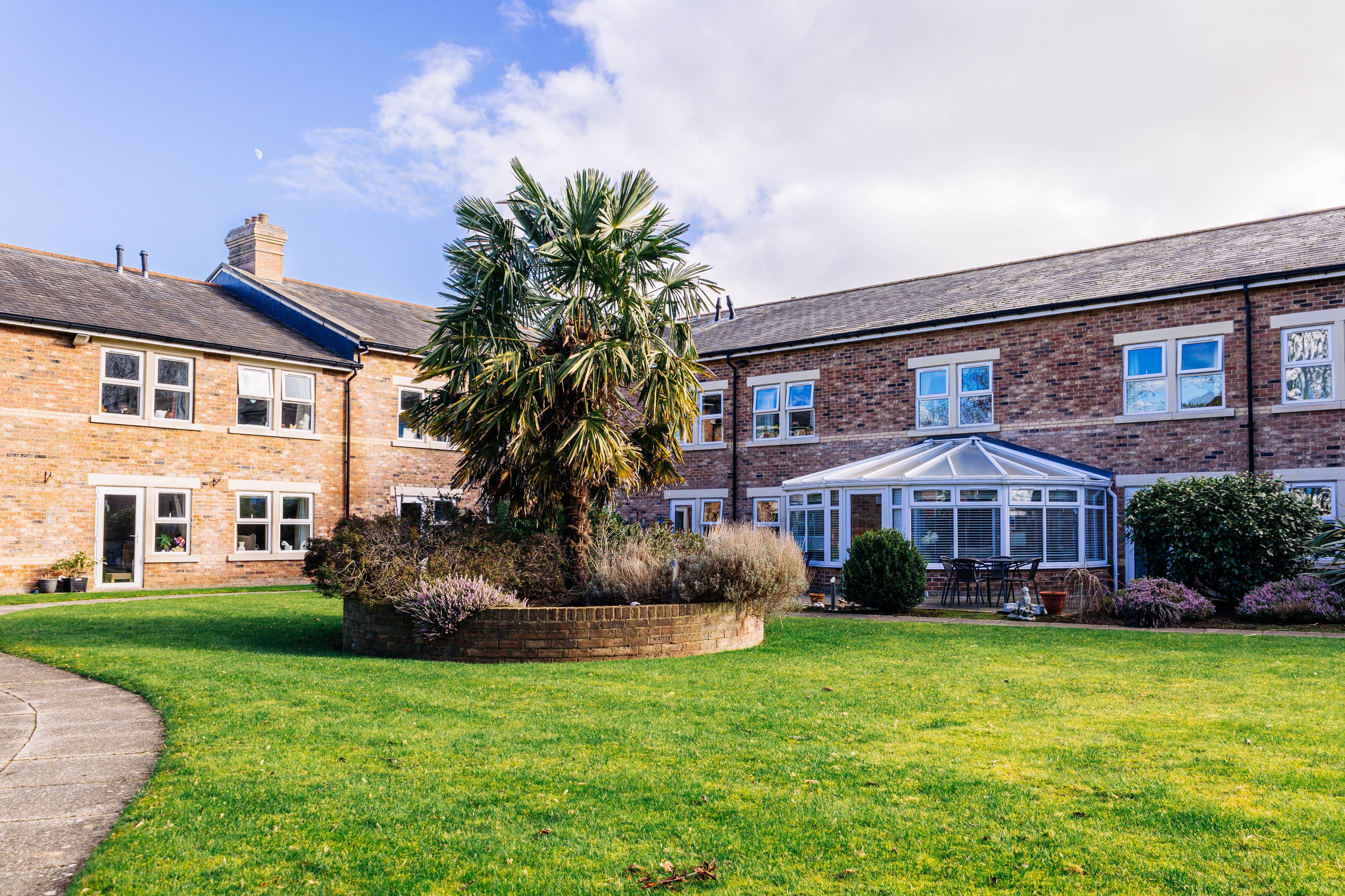 Garden of Leeming Bar Grange Care Home in Northallerton, Hambleton