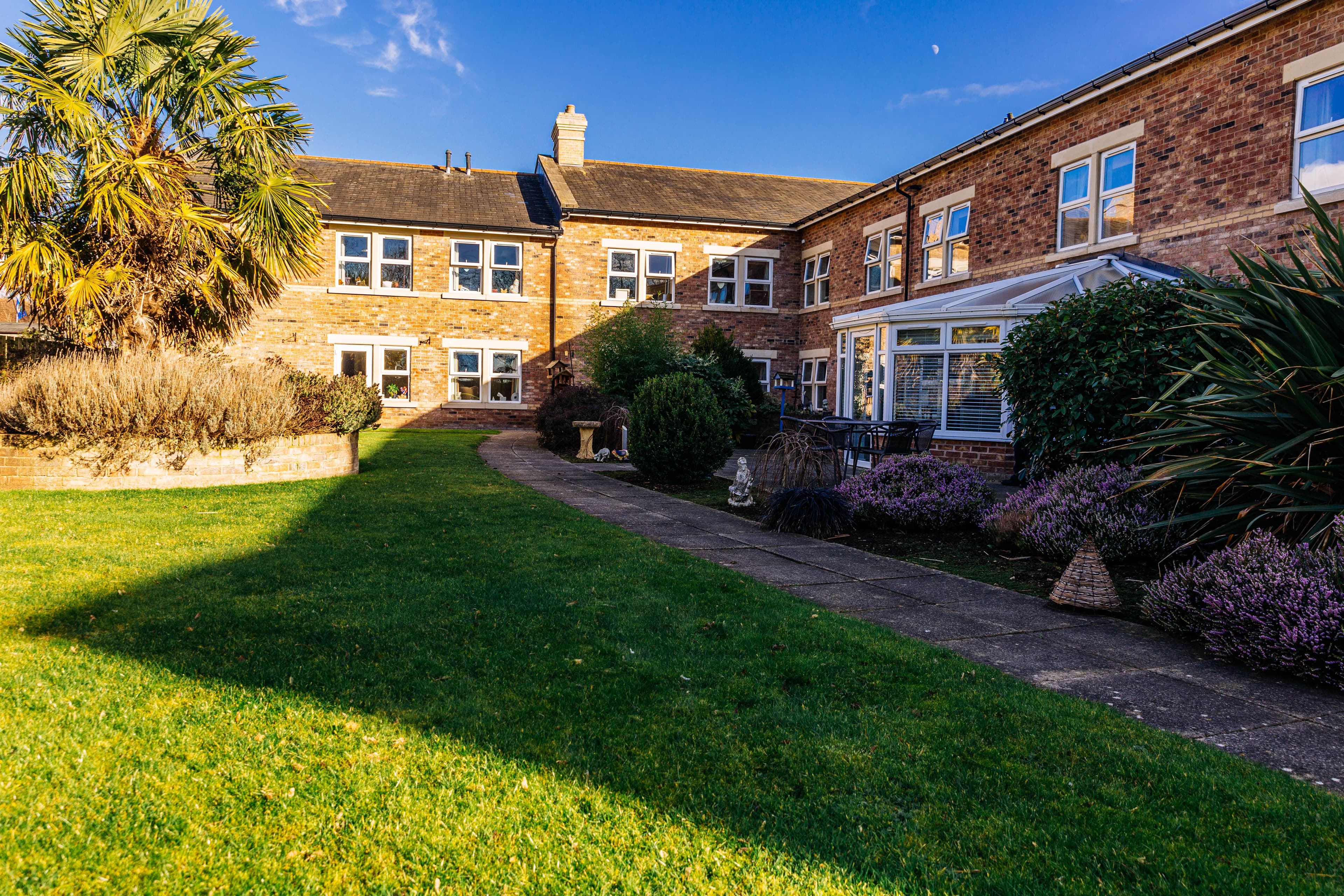 Garden of Leeming Bar Grange Care Home in Northallerton, Hambleton