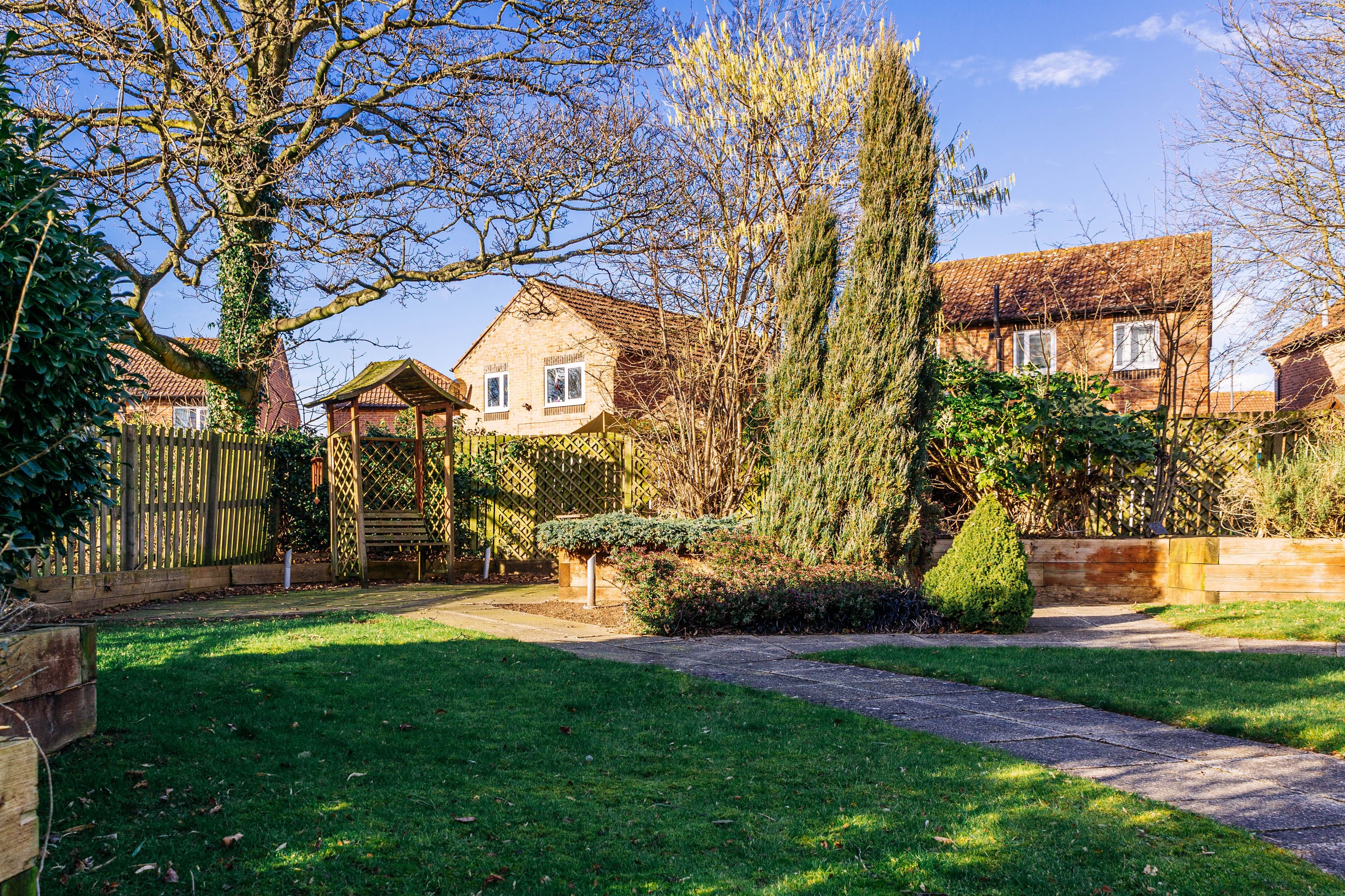 Garden of Leeming Bar Grange Care Home in Northallerton, Hambleton