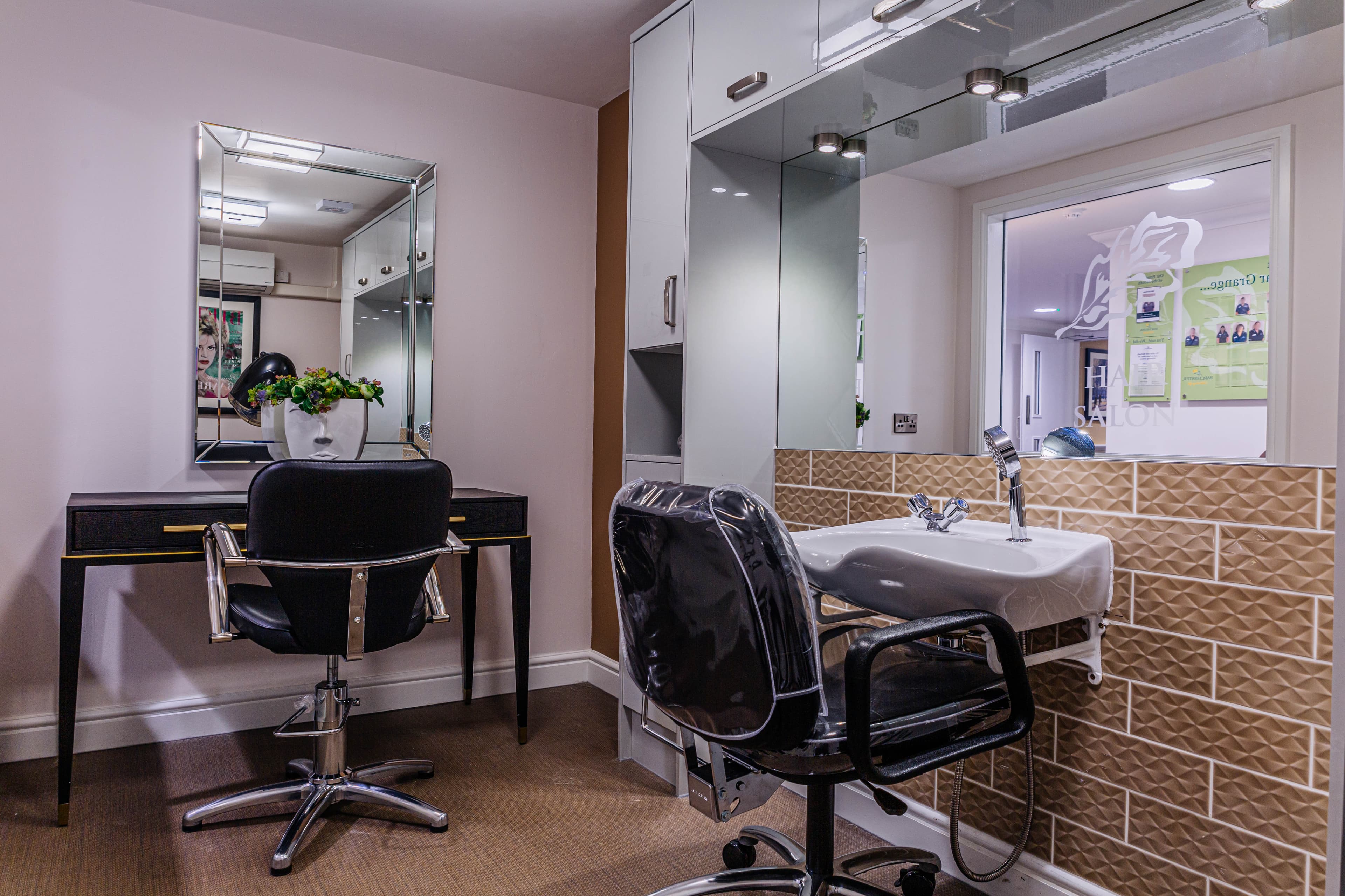 Salon of Leeming Bar Grange Care Home in Northallerton, Hambleton