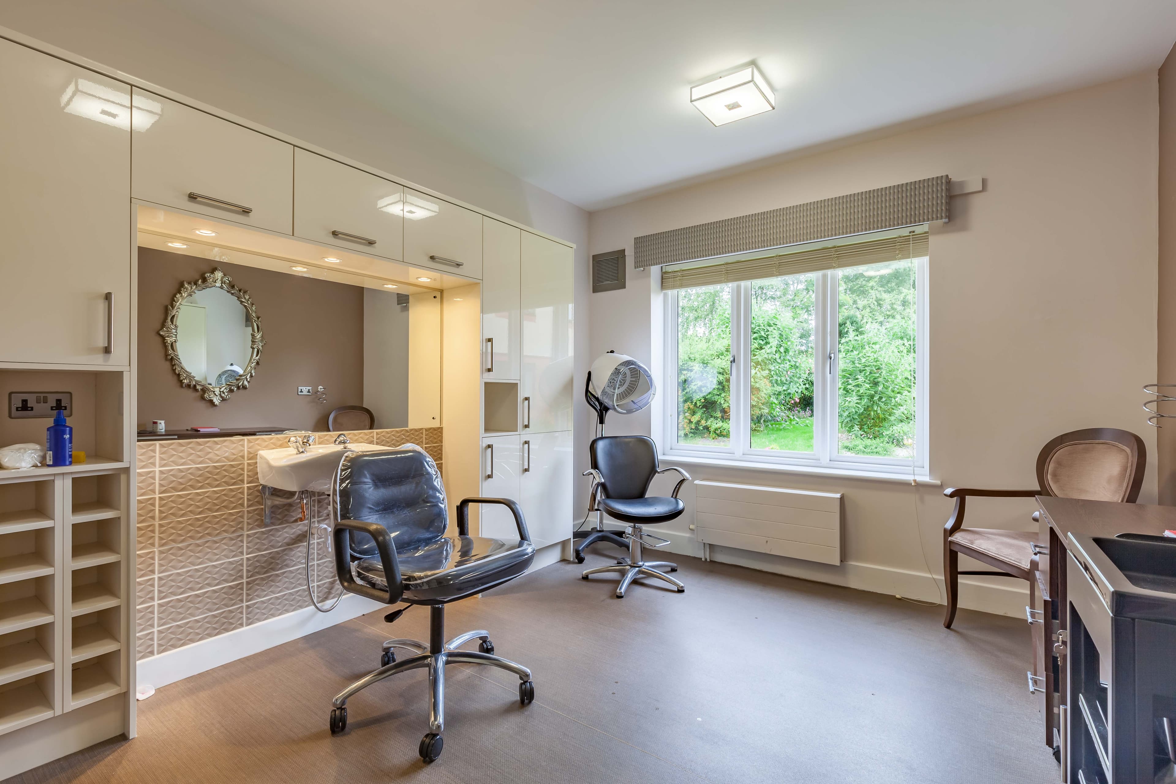 Salon at Lindum House Care Home in Beverley, East Riding of Yorkshire