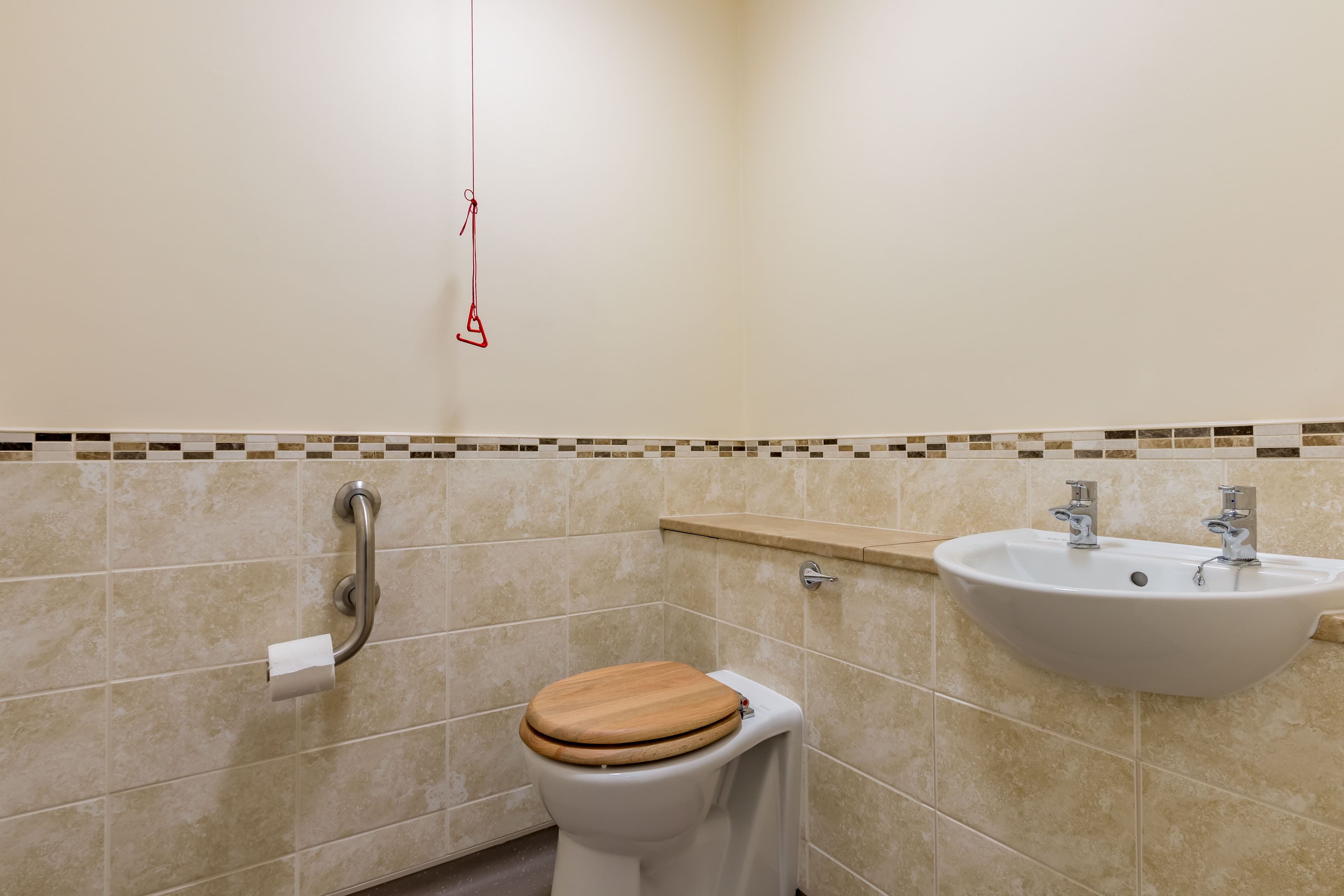 Bathroom at Llys-y-Tywysog Care Home Swansea, Wales