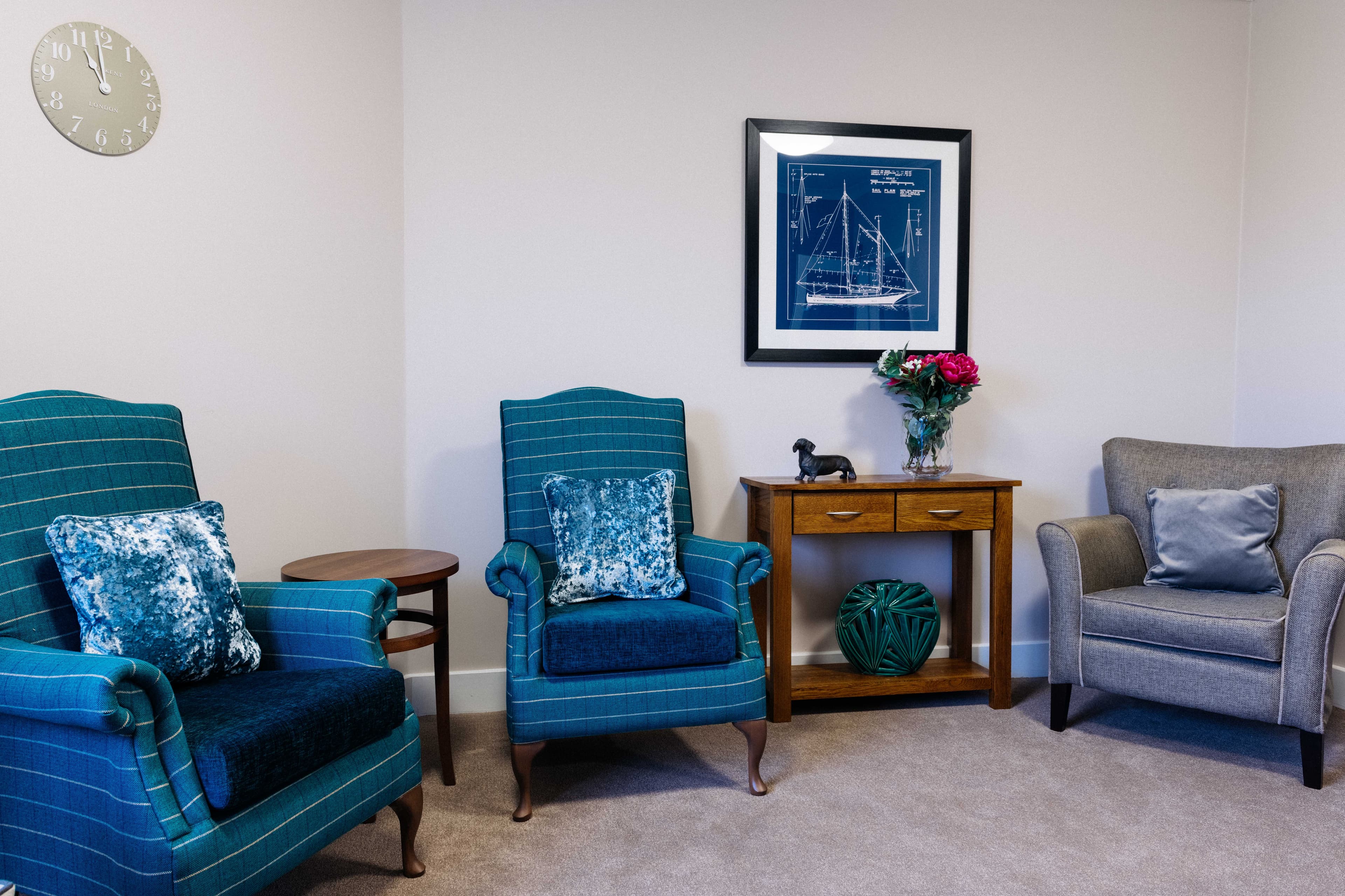 Communal Area at Lochduhar Care Home in Dumfries and Galloway, The Stewartry of Kirkcudbright