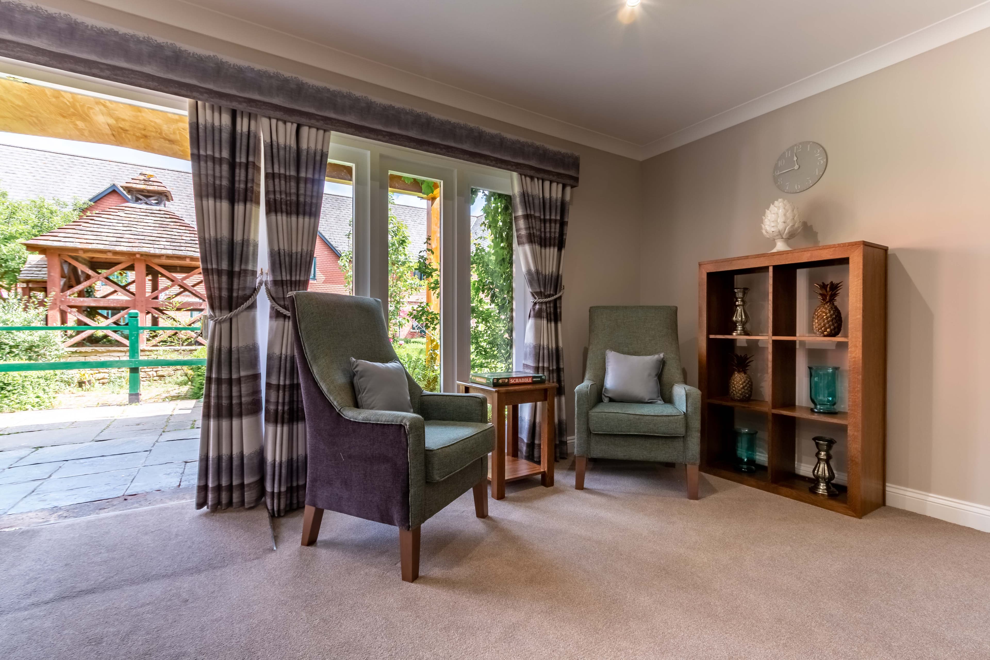 Communal Area at Longueville Court Care Home in Peterborough, Cambridgeshire