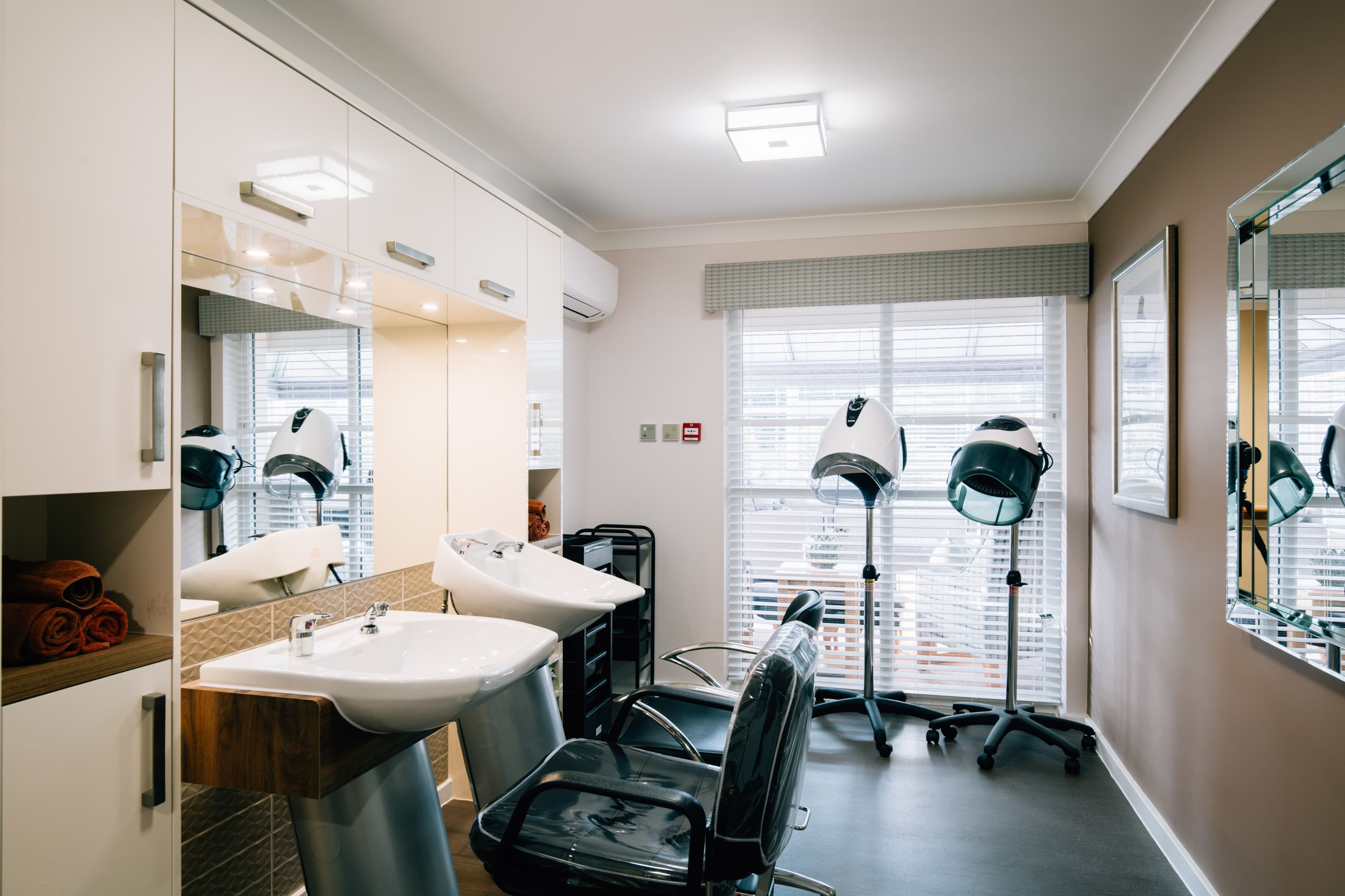 Salon at Lucerne House Care Home in Exeter, Devon