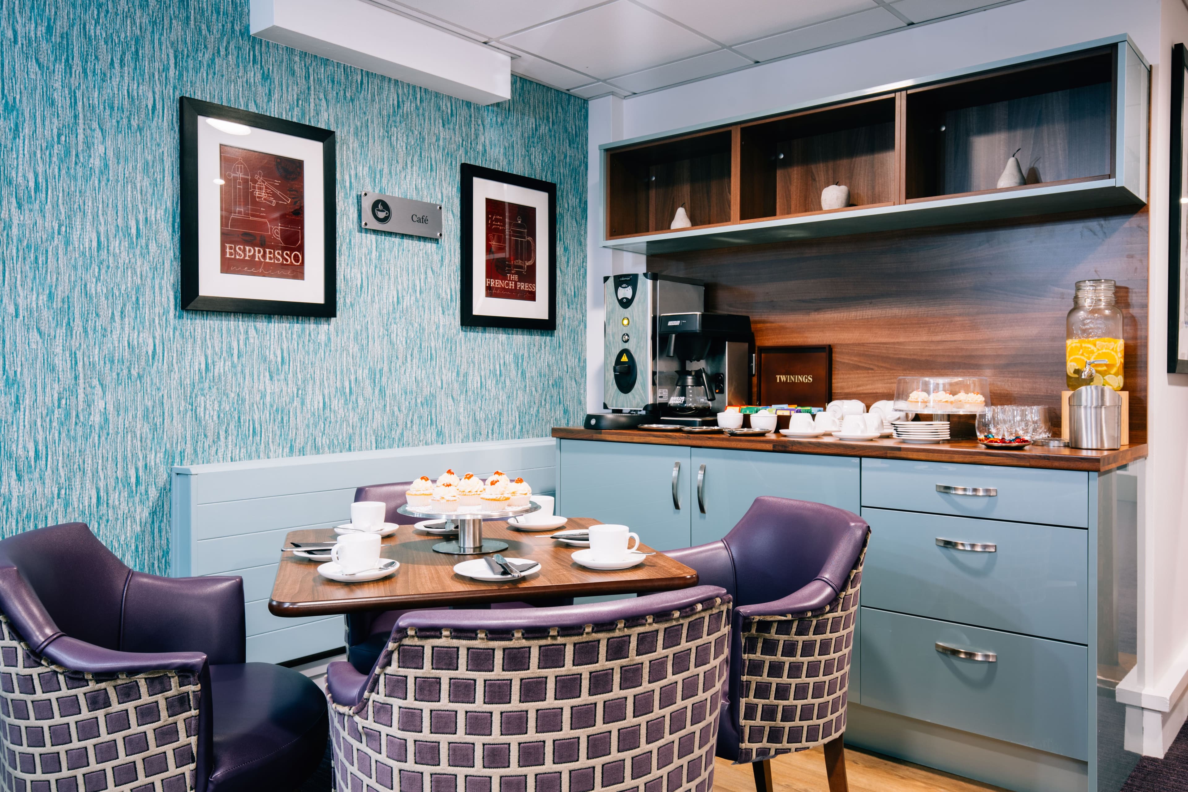 Cafe at Lucerne House Care Home in Exeter, Devon