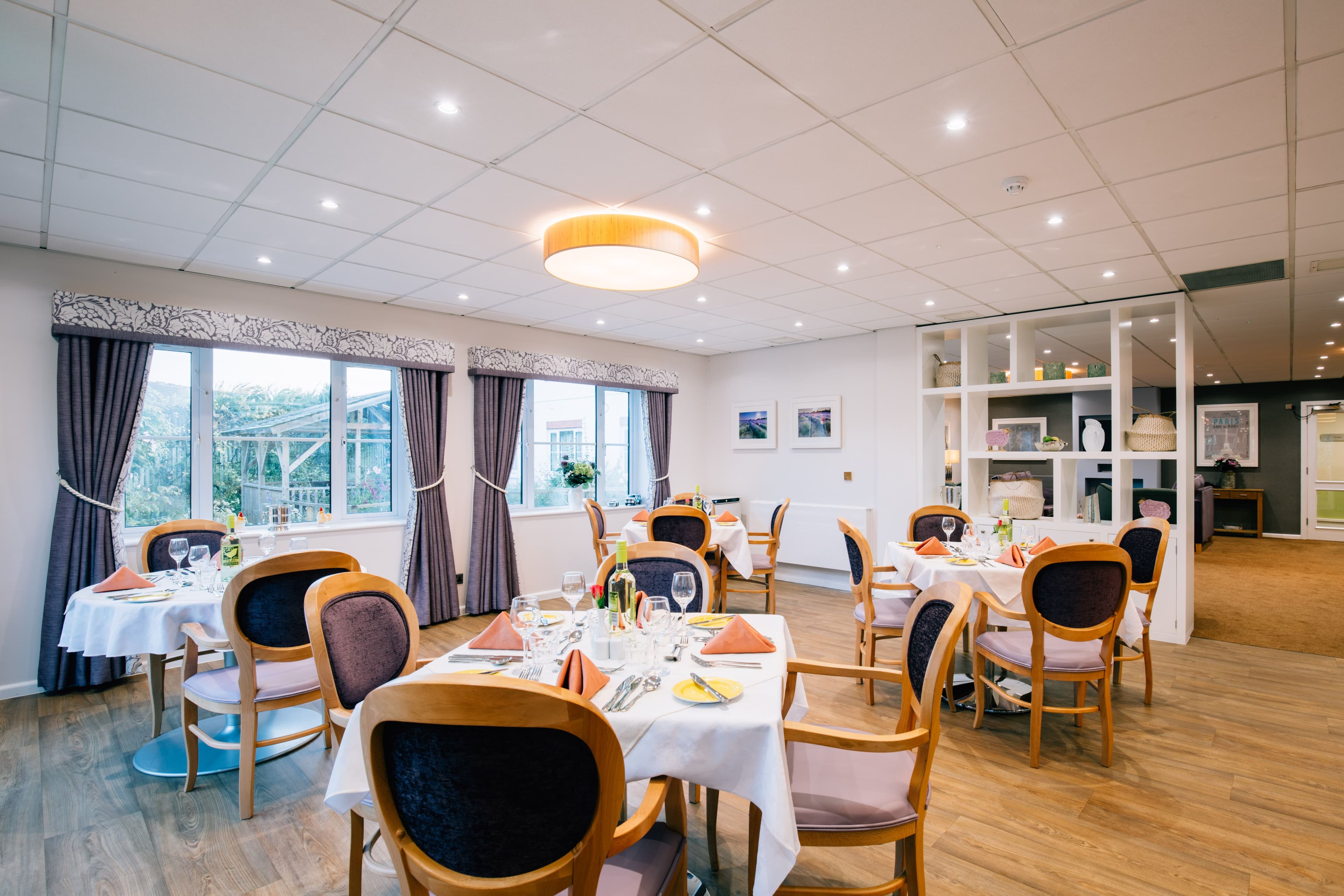 Dining Room at Lucerne House Care Home in Exeter, Devon