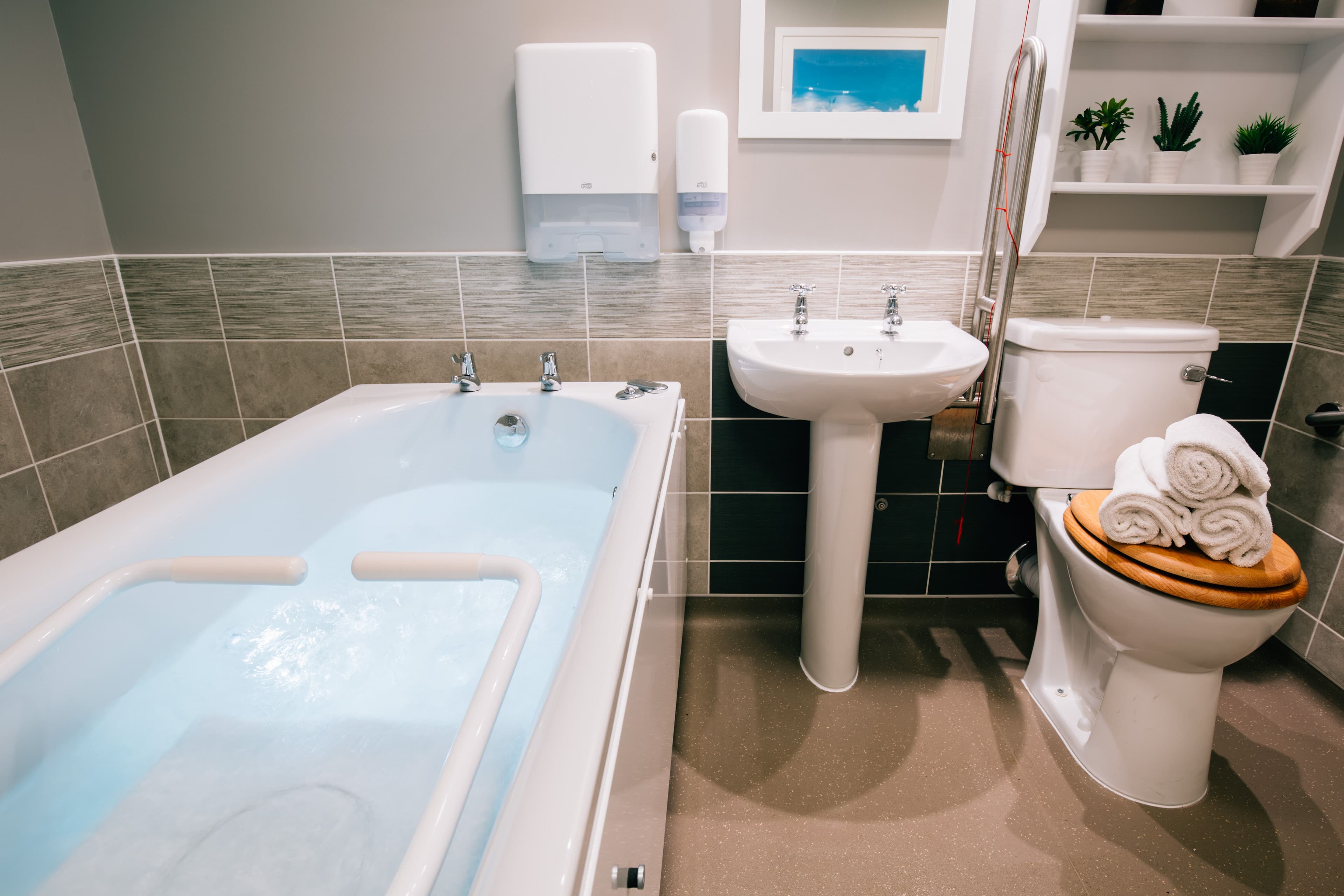 Bathroom at Lucerne House Care Home in Exeter, Devon