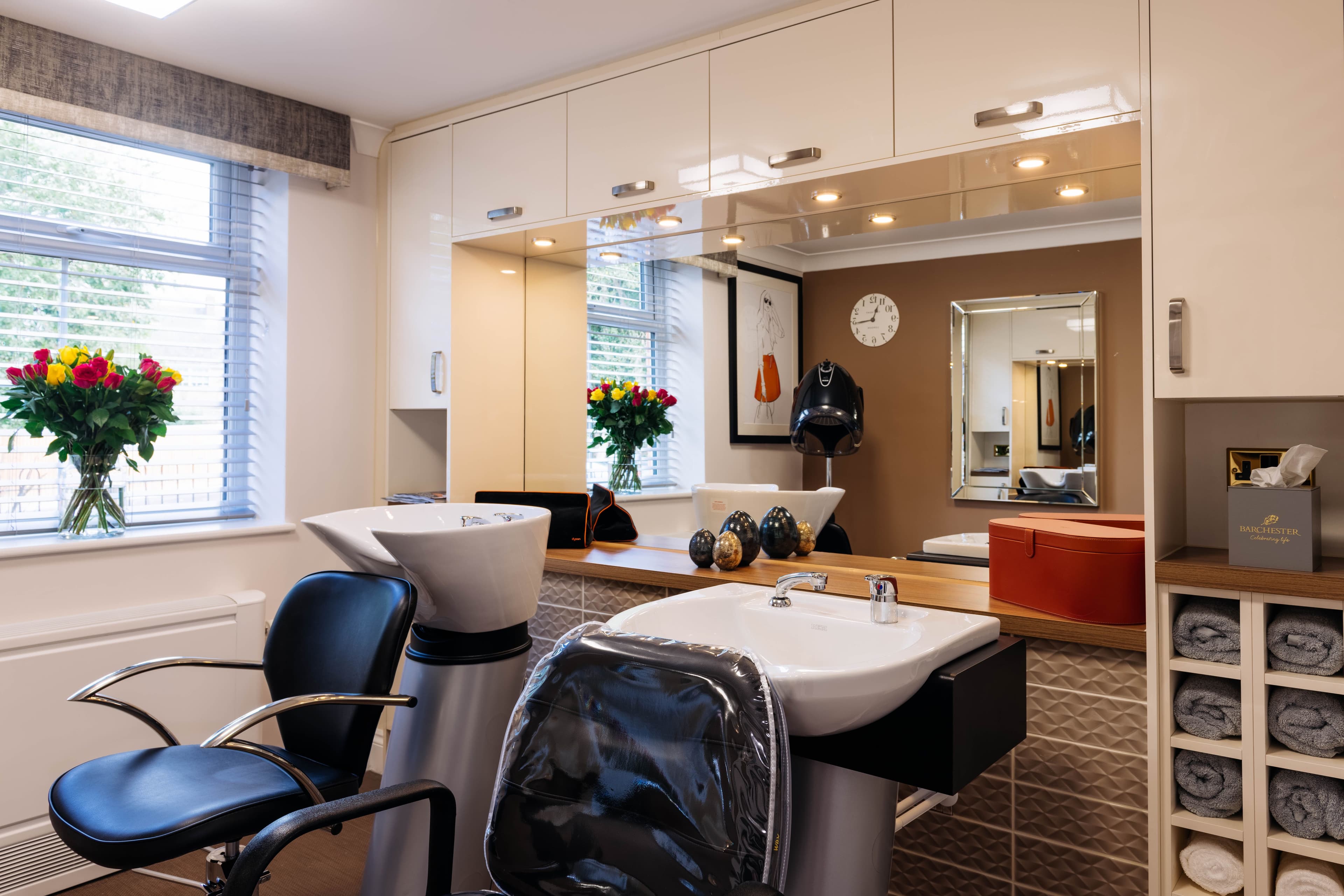 Salon at Lydfords Care Home in Lewes, East Sussex