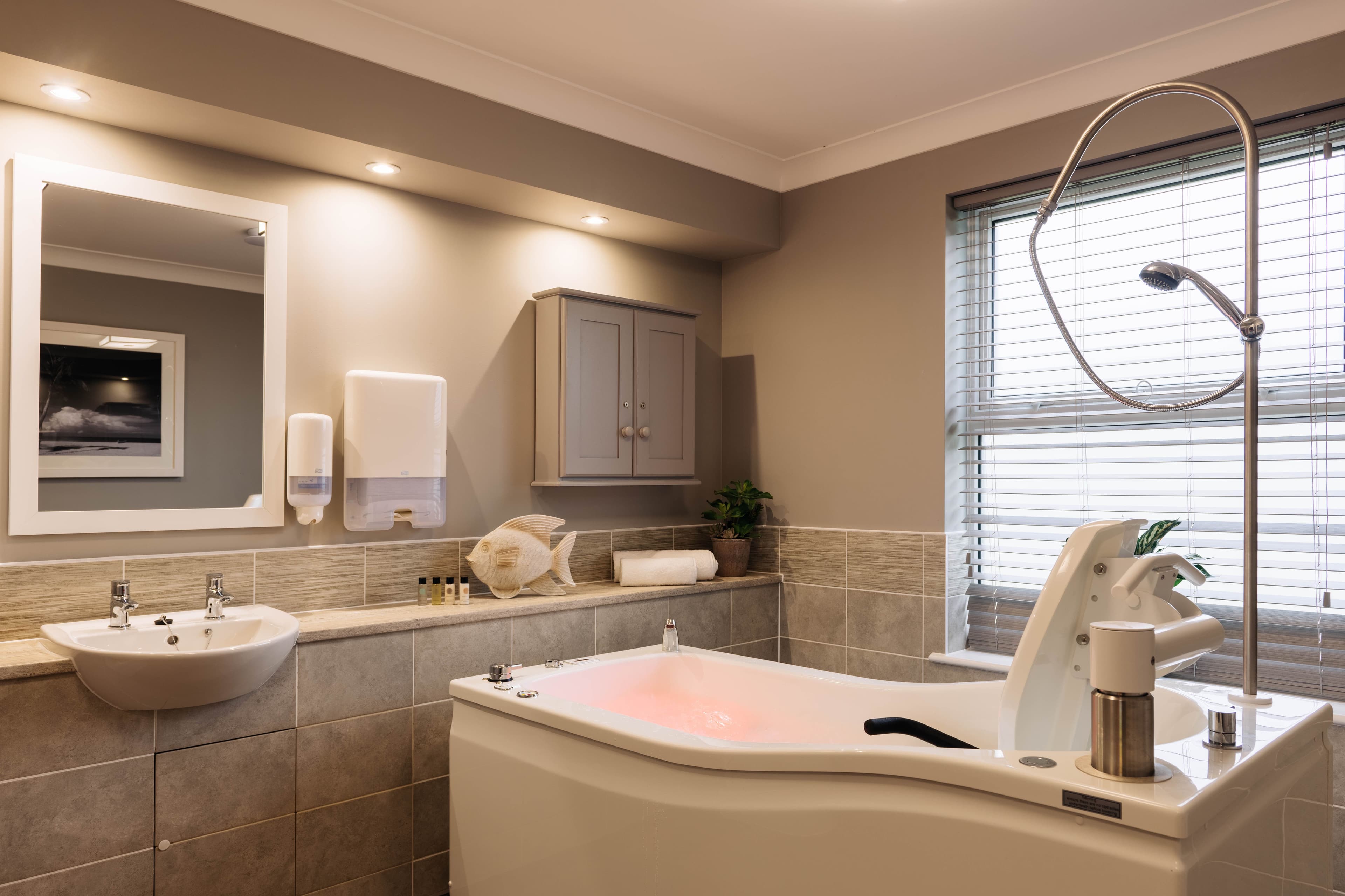 Spa Bathroom at Lydfords Care Home in Lewes, East Sussex