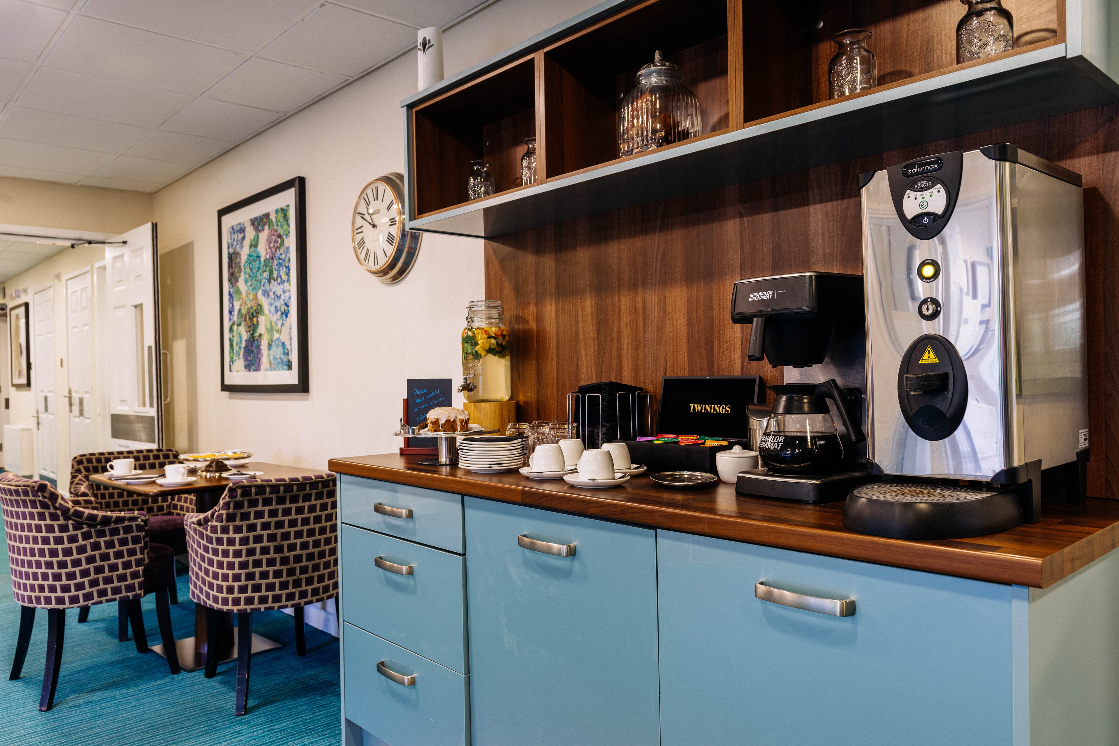 Cafe at Lynde House Care Home in Twickenham, Richmond Upon Thames