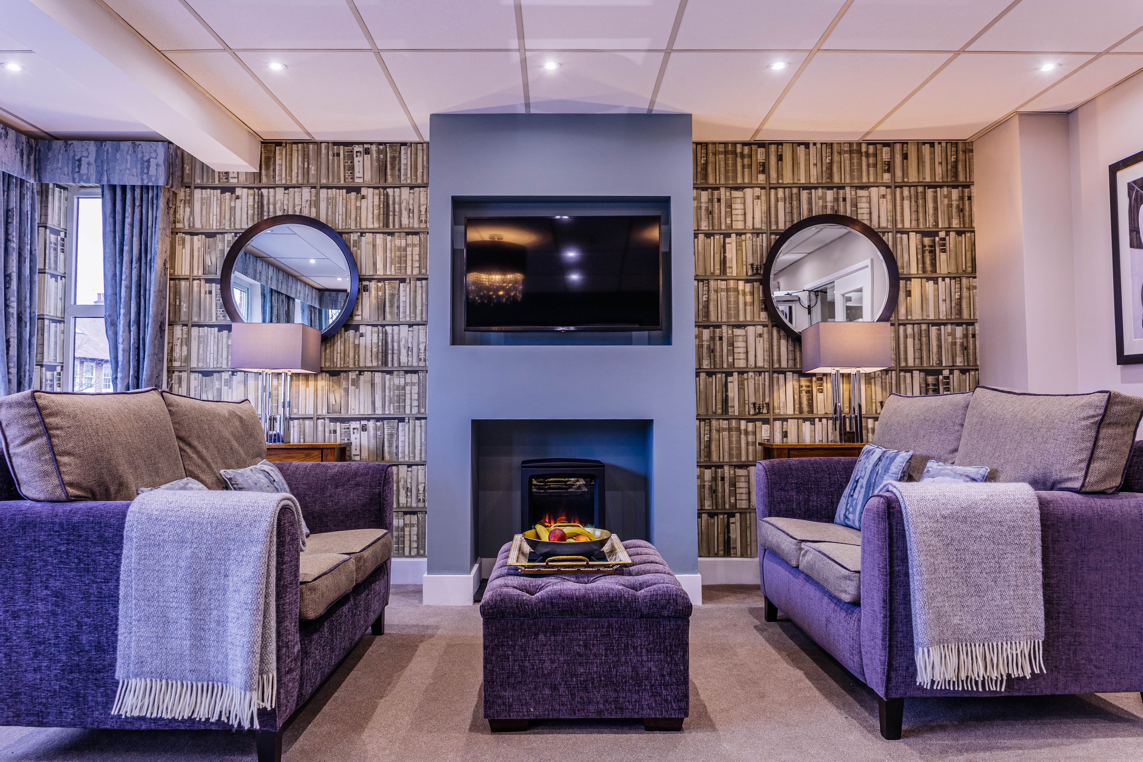 Communal Lounge at Magnolia Court Care Home in London, England