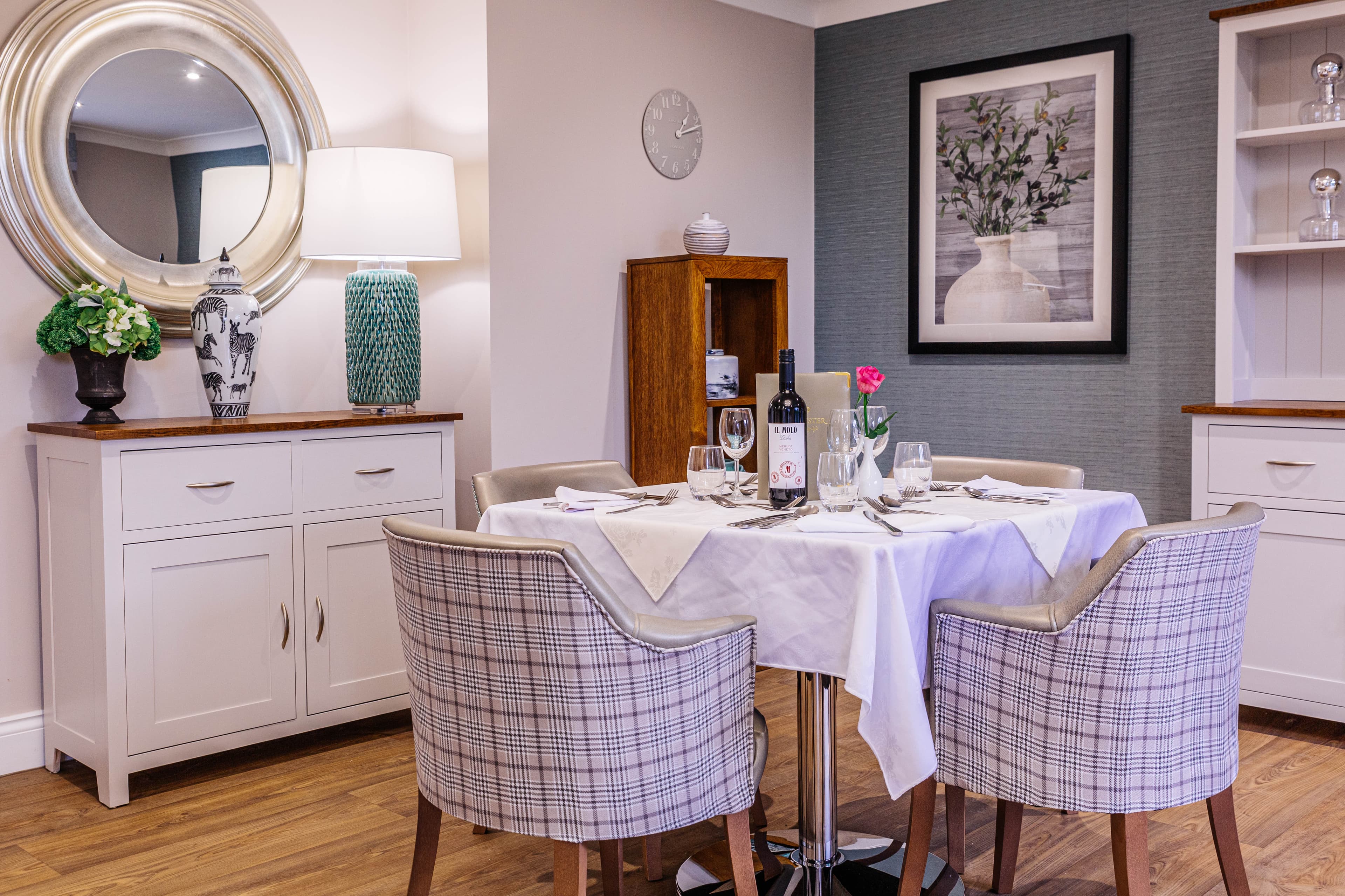 Dining Room at Magnolia Court Care Home in London, England