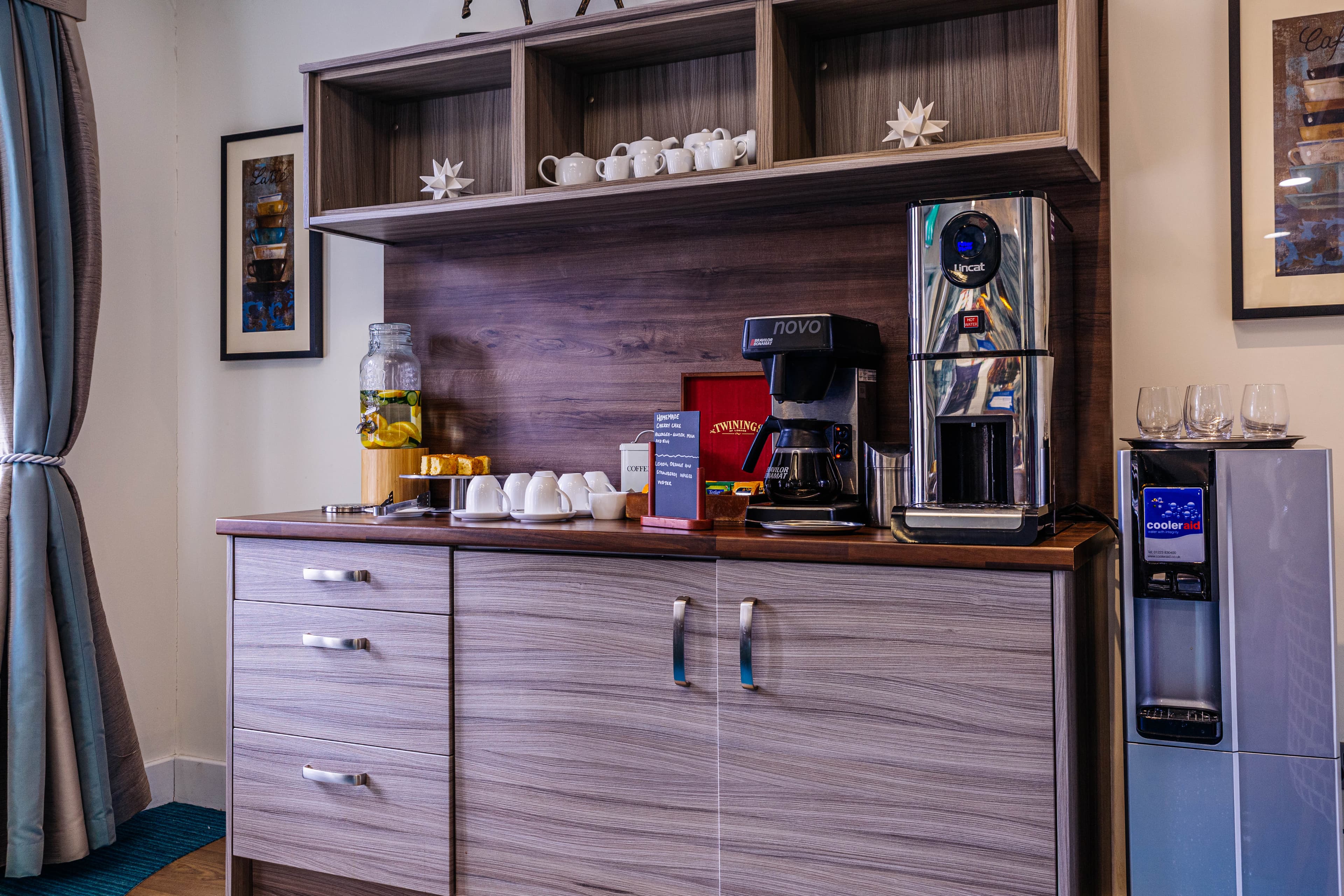 Cafe Area at Magnolia Court Care Home in London, England