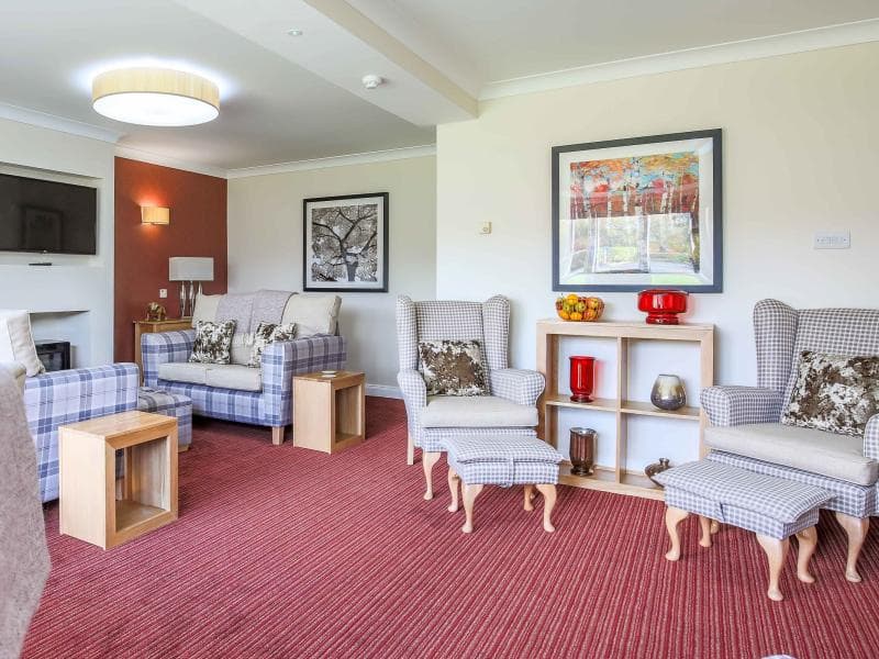 Communal Area of Meadow Park Care Home in Bedlington, Northumberland