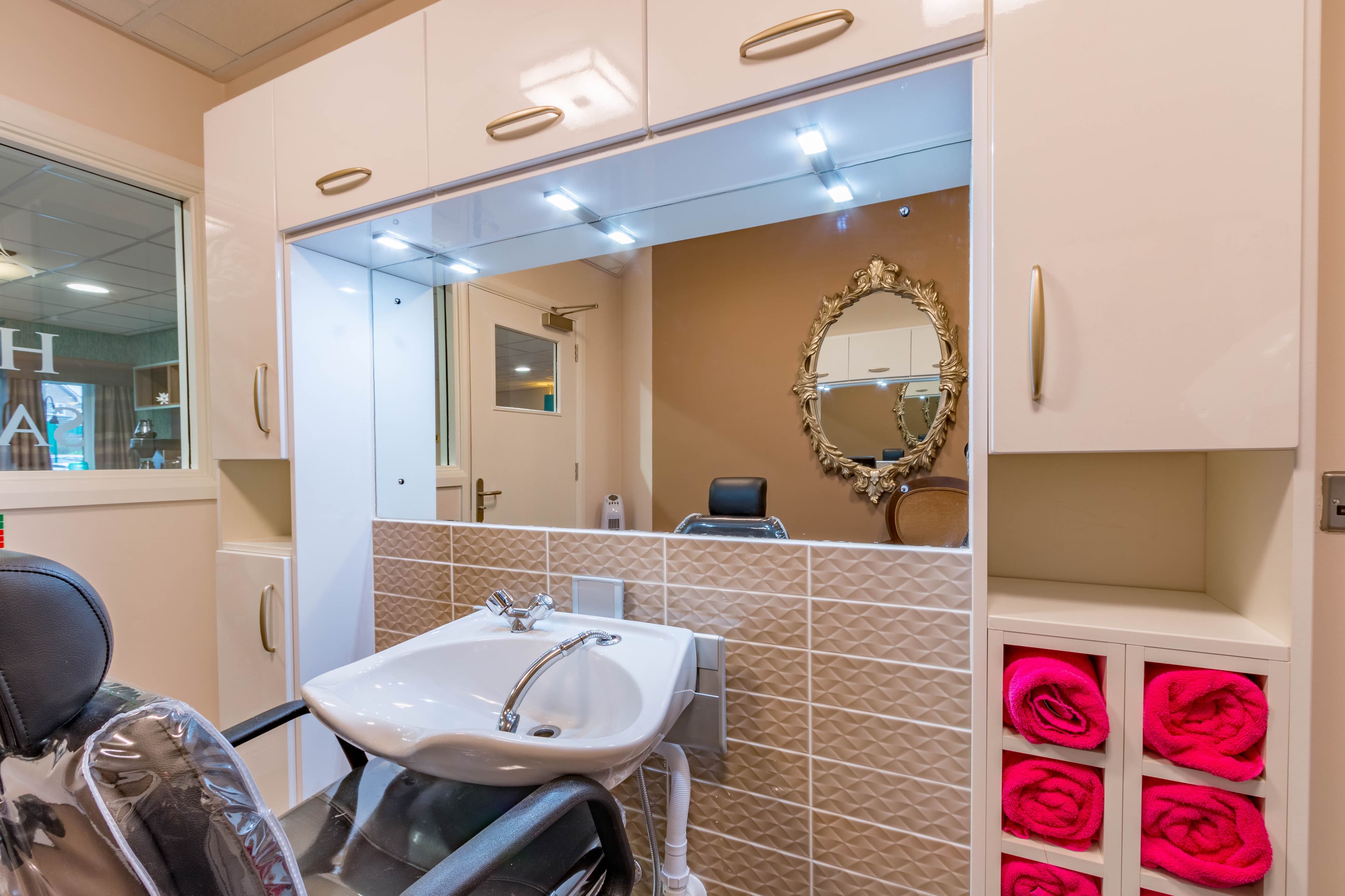 Salon at Meadowbeck Care Home in York, North Yorkshire