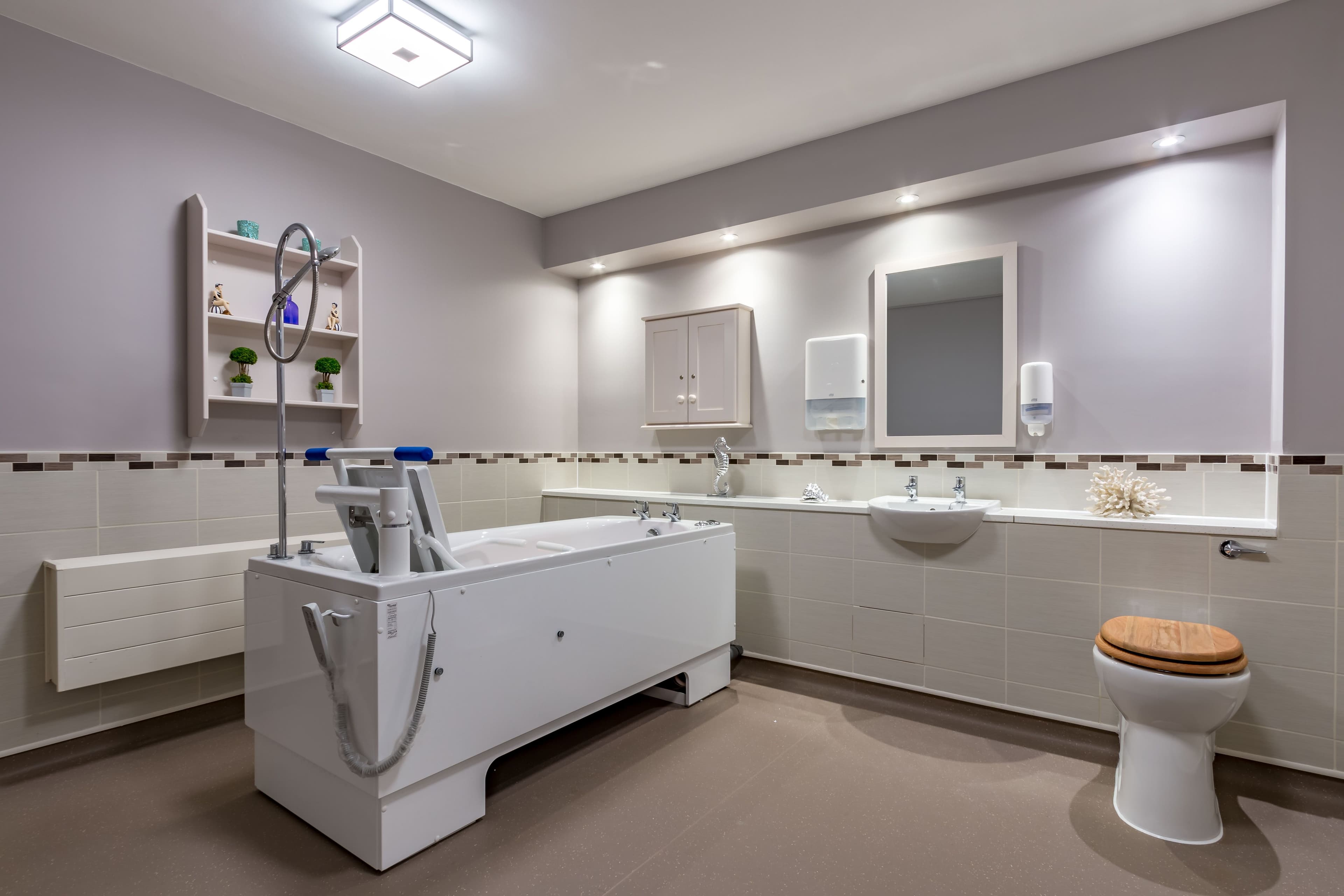 Bathroom of Newington Court Care Home in Sittingbourne, Kent