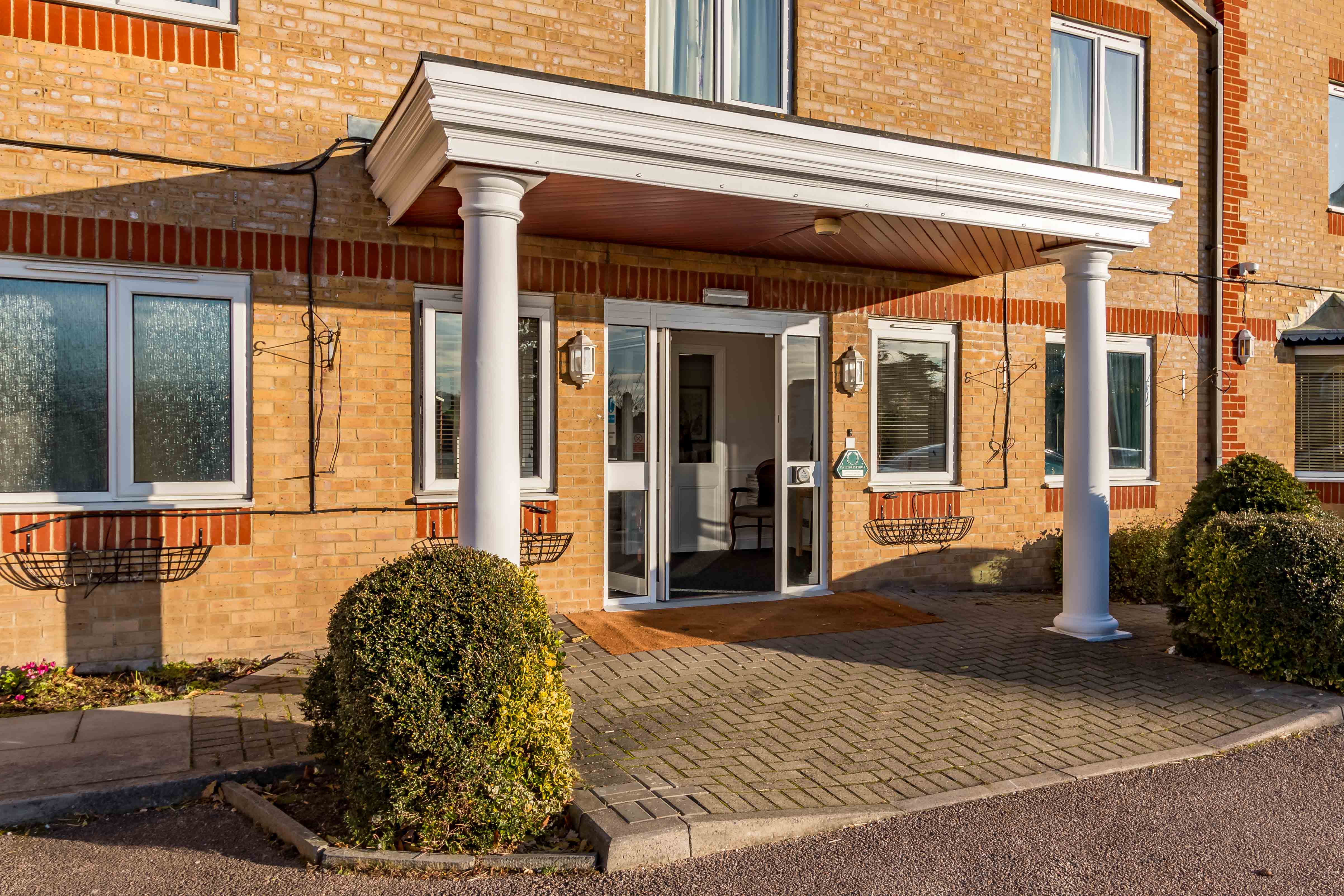 Exterior of Newington Court Care Home in Sittingbourne, Kent