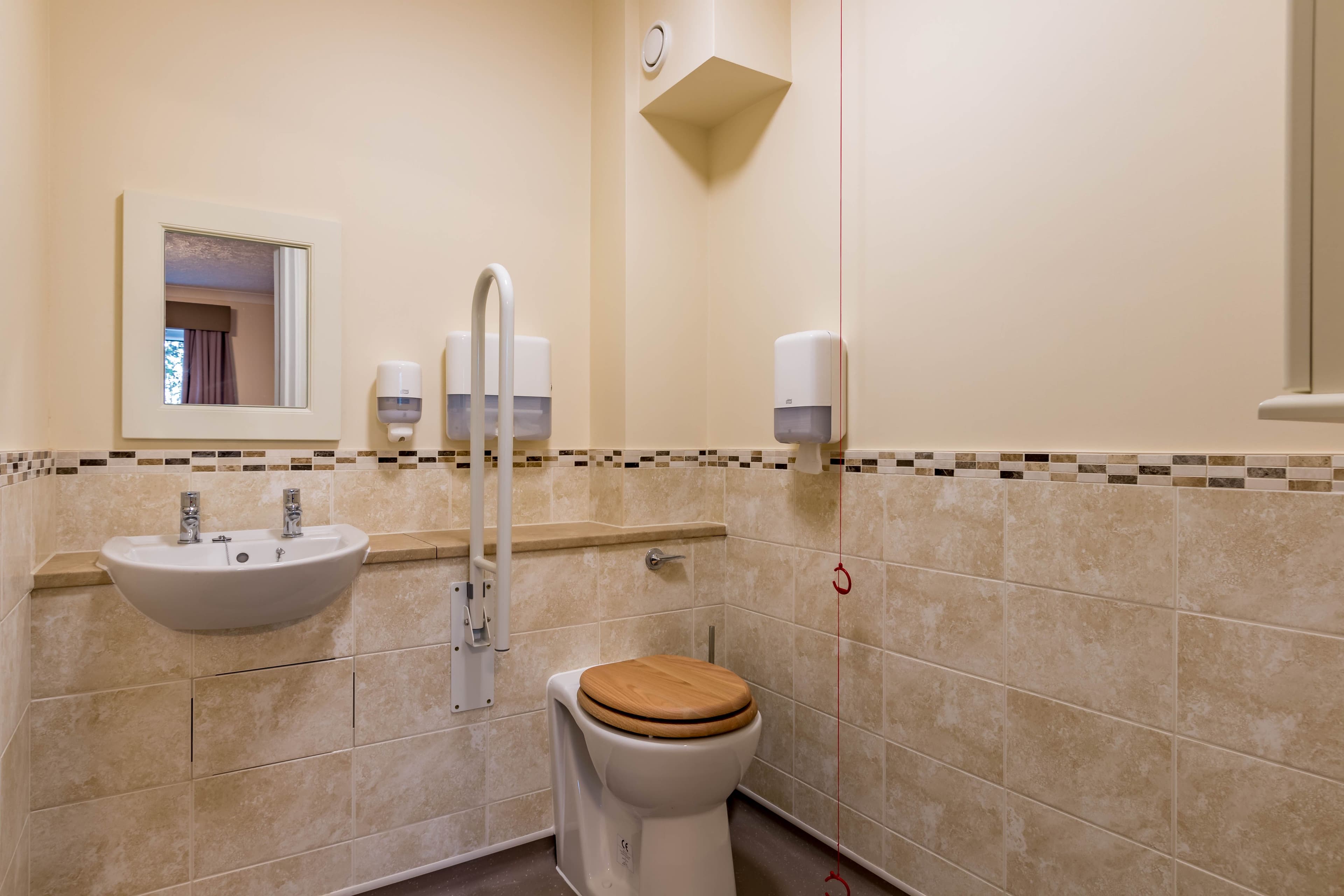 Bathroom of Newington Court Care Home in Sittingbourne, Kent