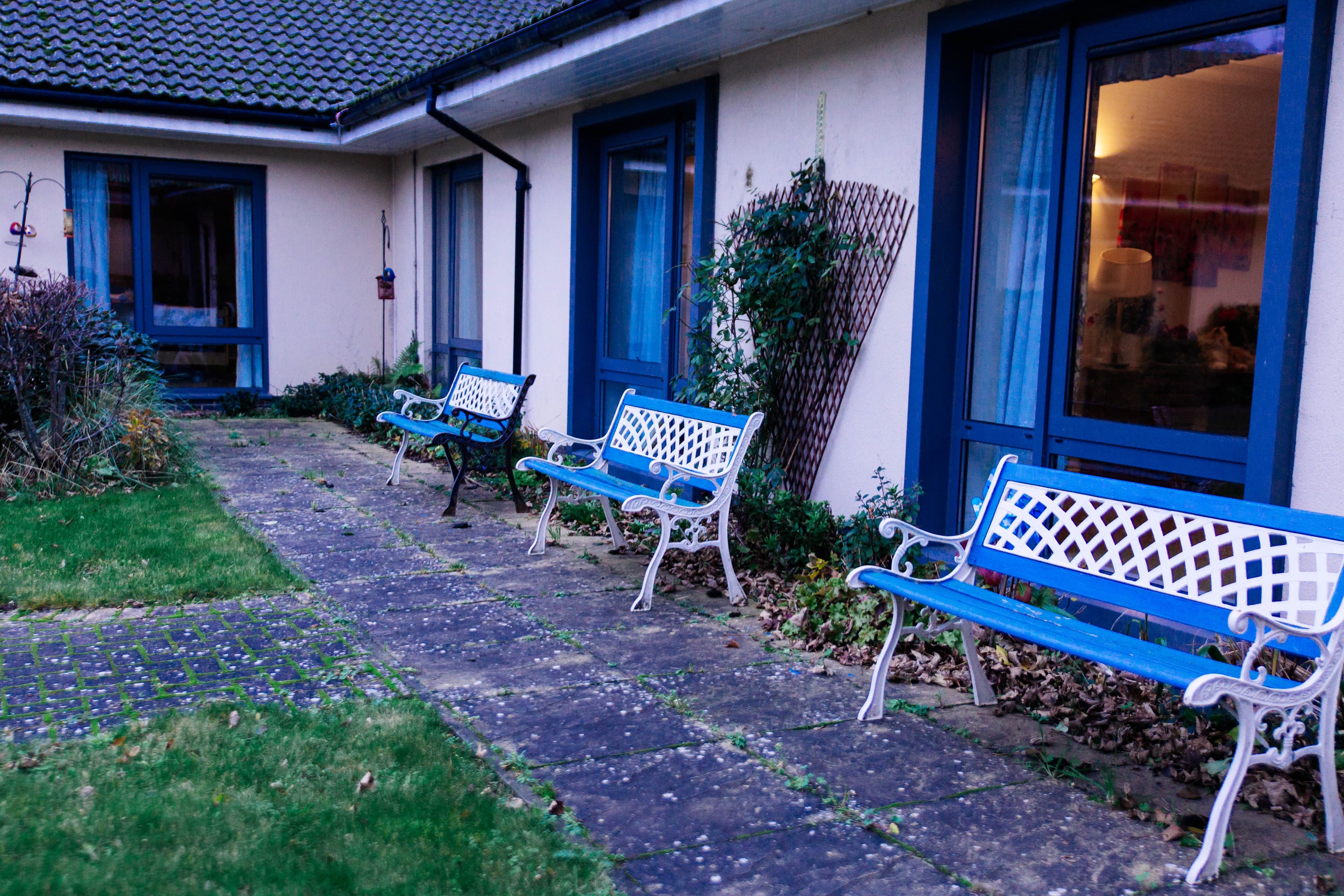 Garden at Oaklands Care Home in Cambridge, Cambridgeshire