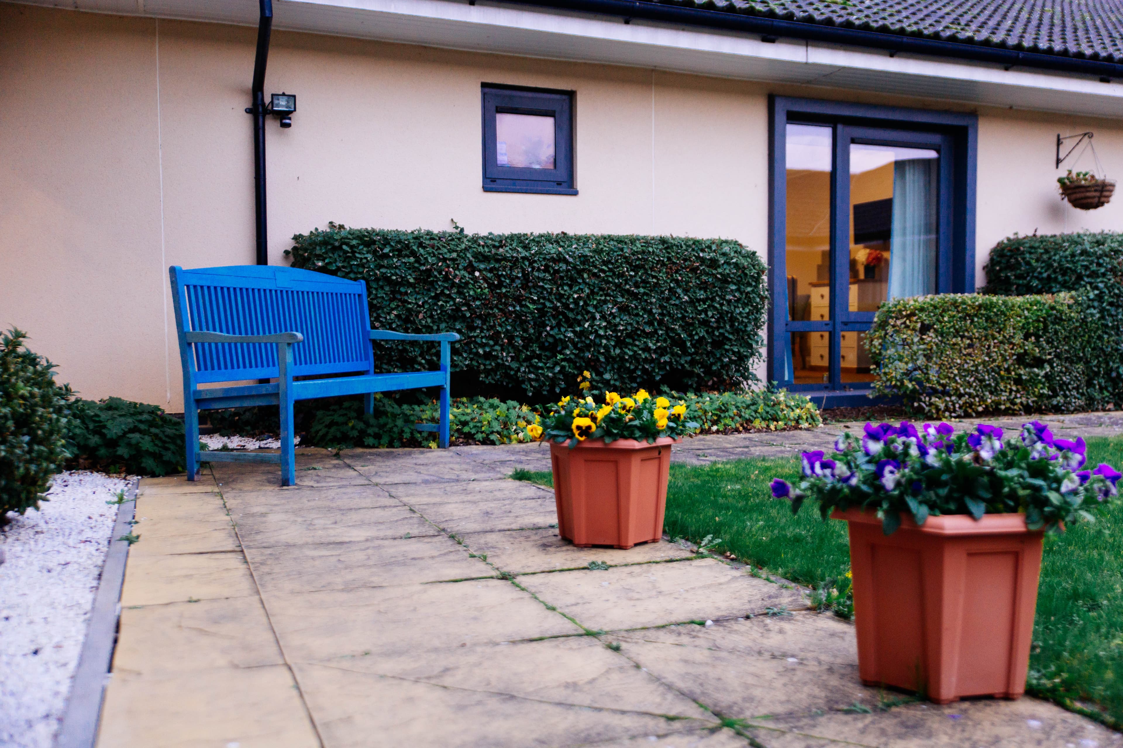 Garden at Oaklands Care Home in Cambridge, Cambridgeshire