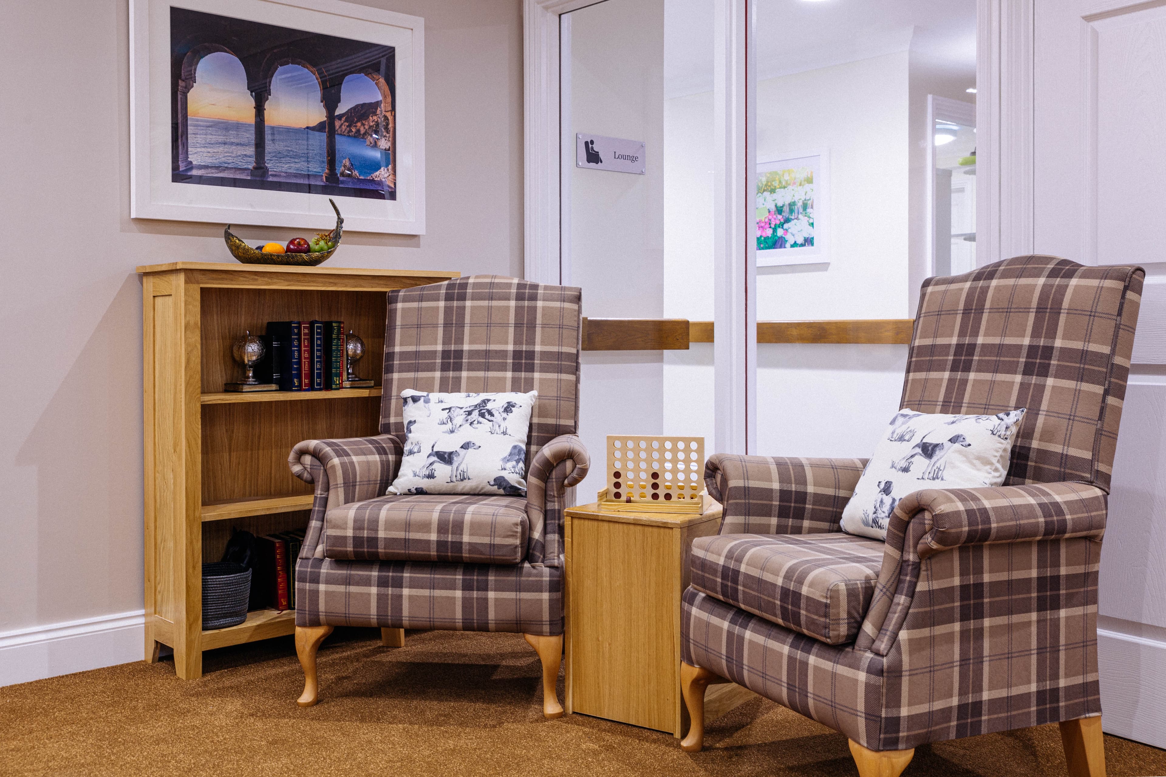 The Communal Area in Oaklands Care Home in Cambridge, Cambridgeshire