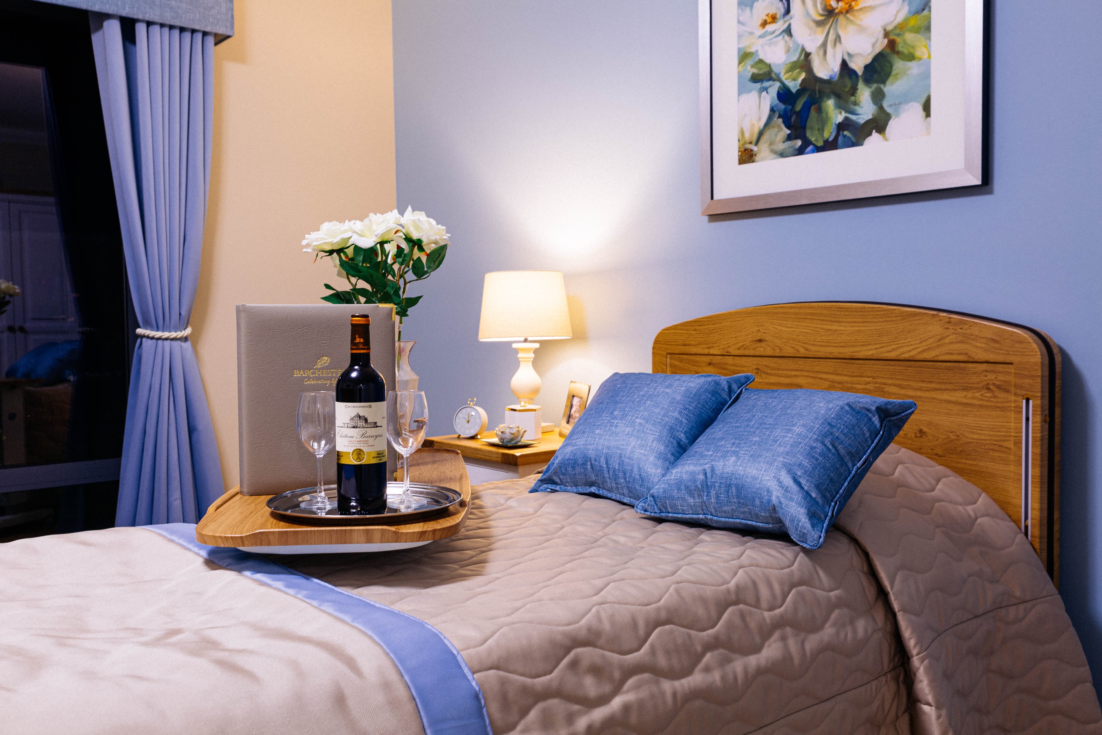 Bedroom in Oaklands Care Home in Cambridge, Cambridgeshire