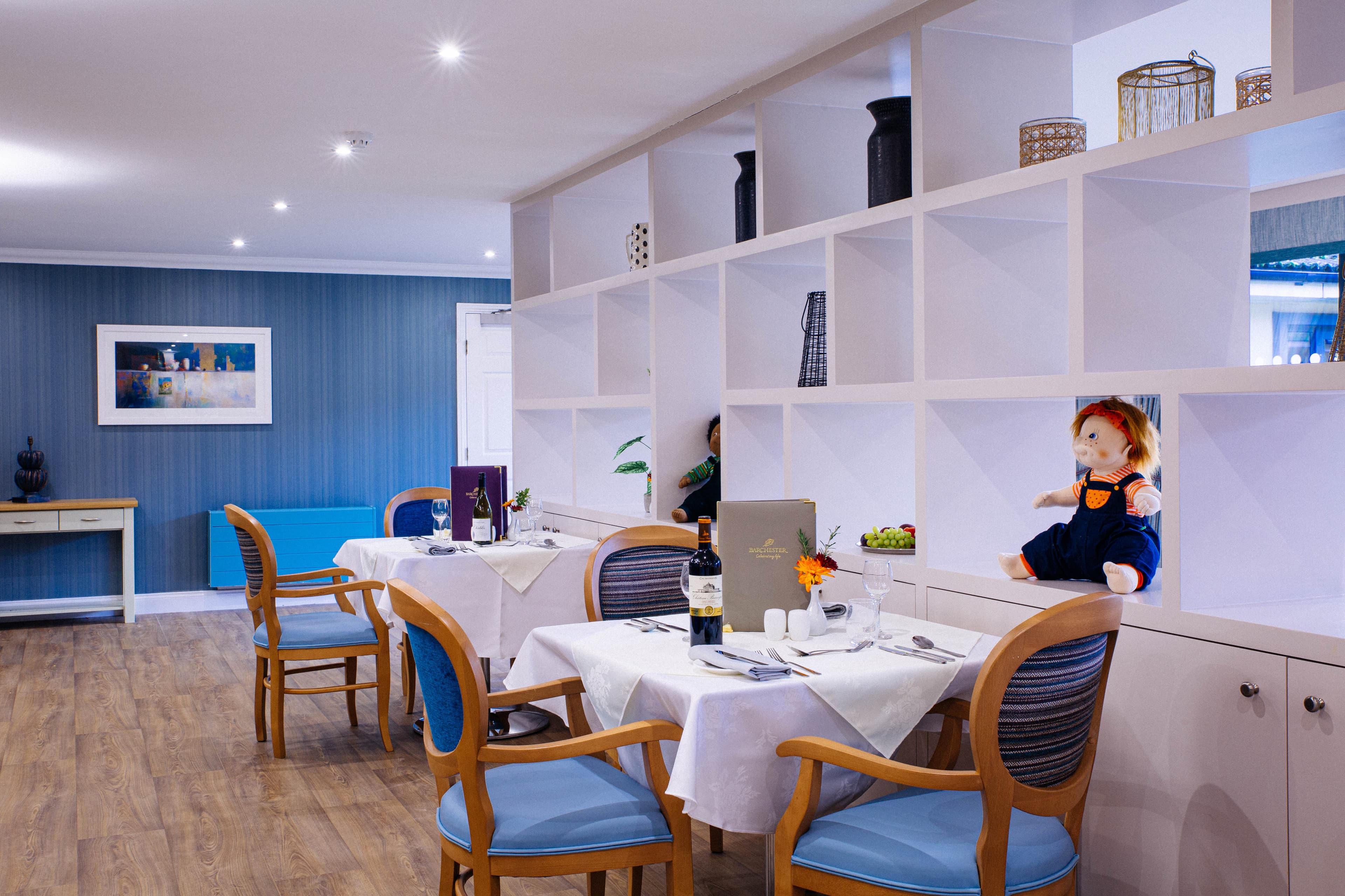 Dining Room in Oaklands Care Home in Cambridge, Cambridgeshire