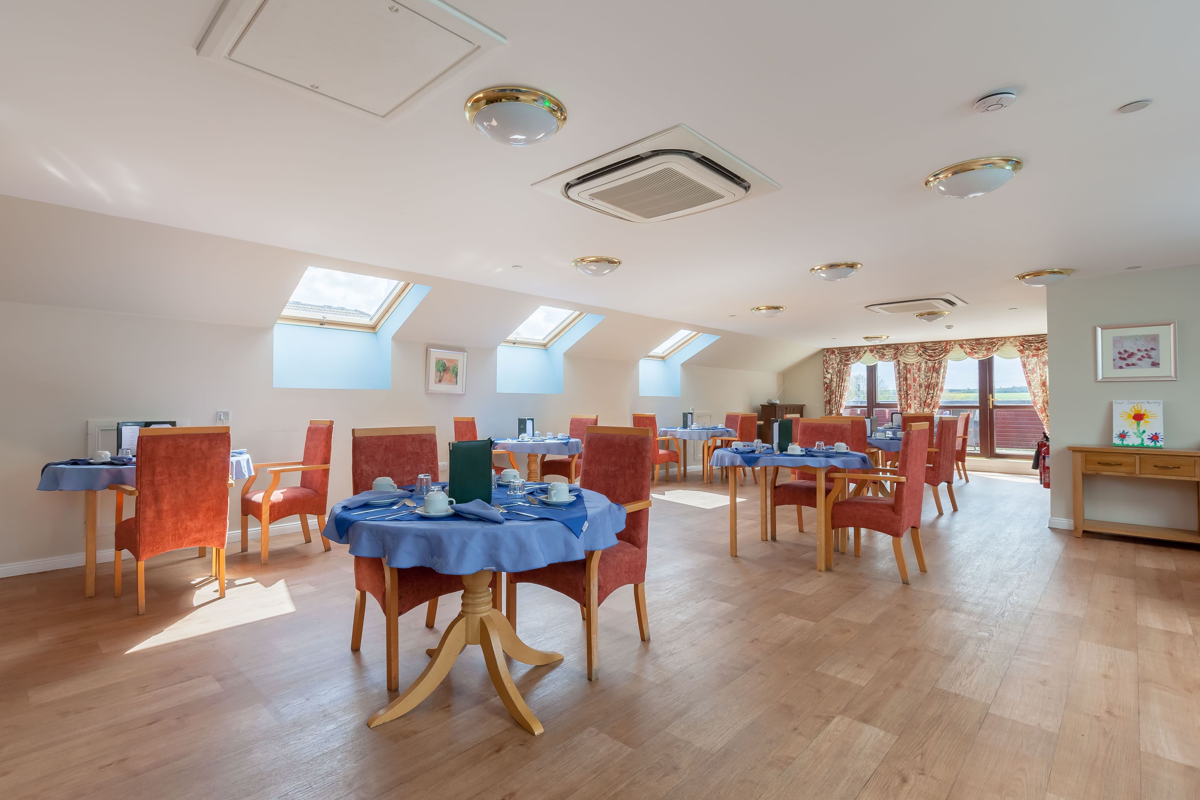 Dining Room in Ochil Care Home in Perth, Scotland