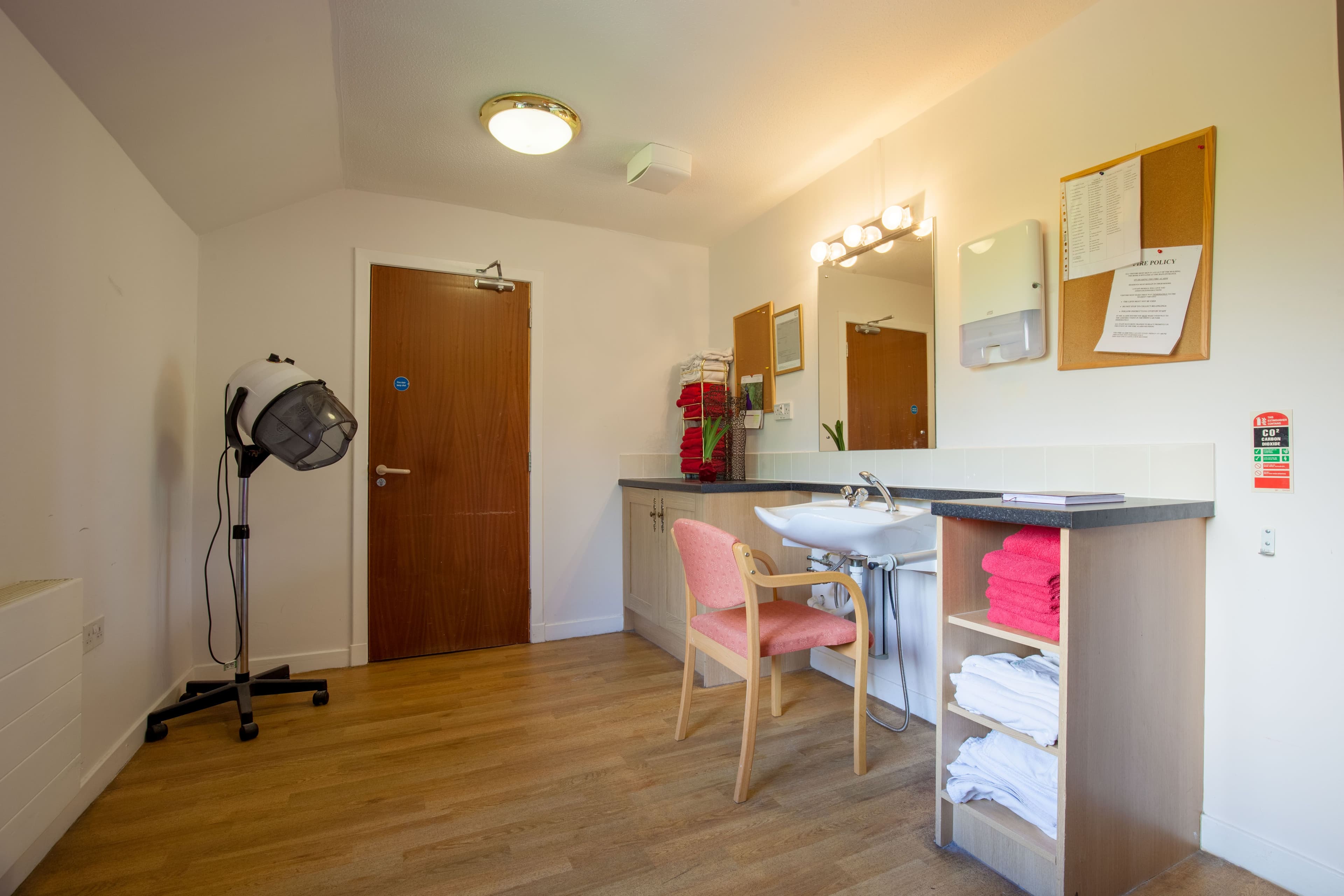 Hair Salon in Ochil Care Home in Perth, Scotland