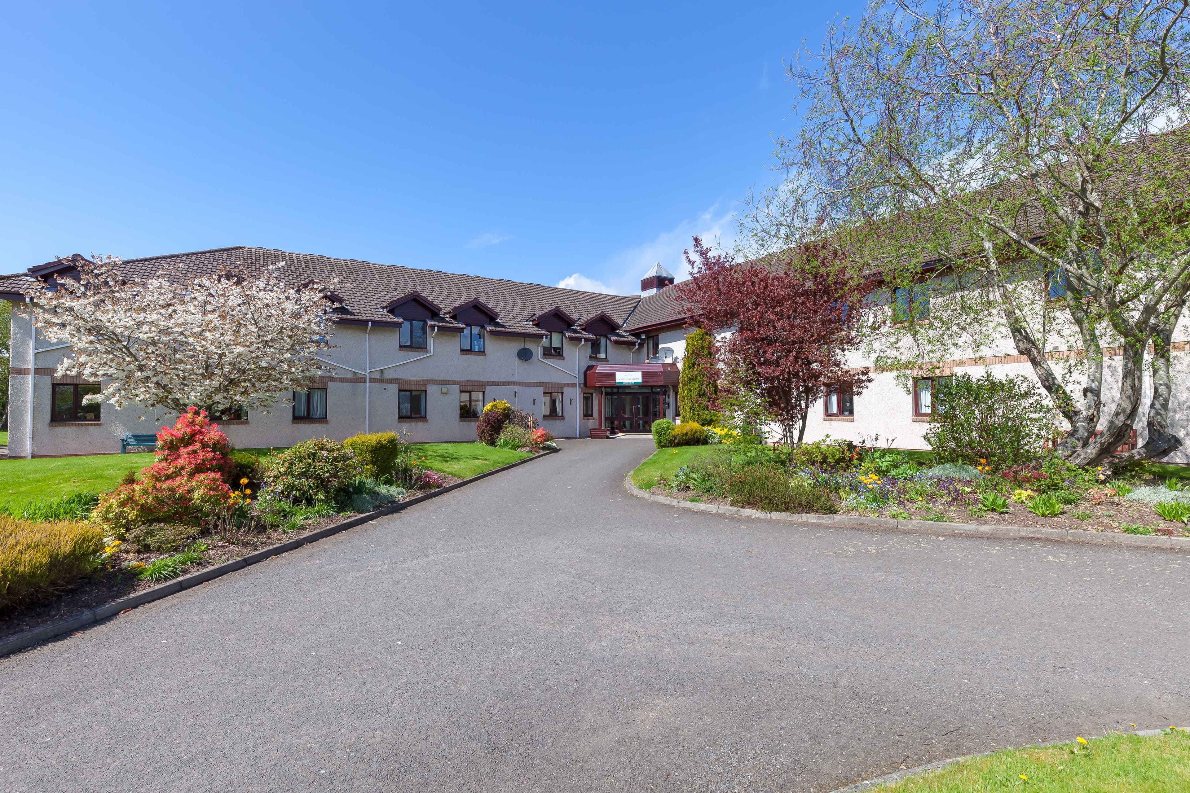 Exterior of Ochil Care Home in Perth, Scotland