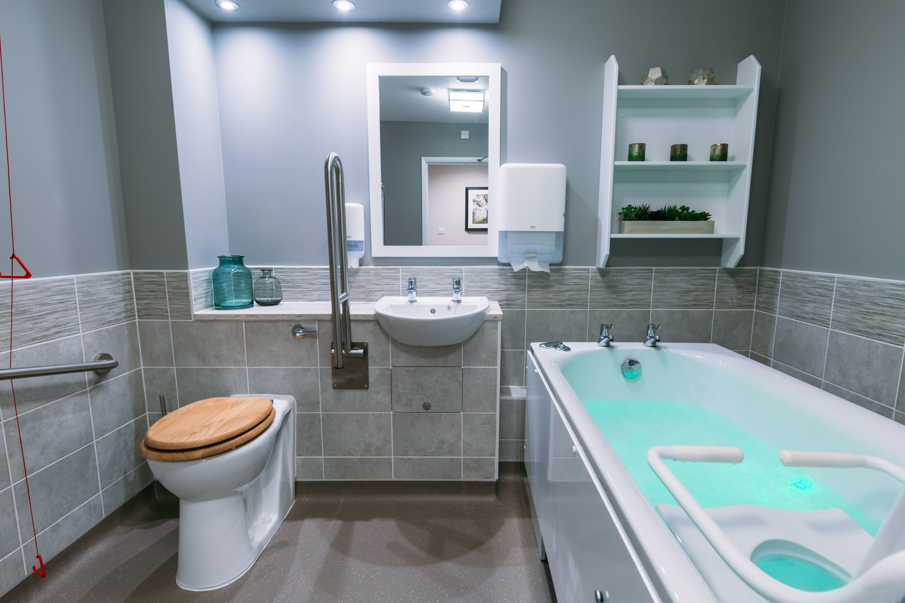 Bathroom in Orchard House Care Home in Newport, Isle of Wight