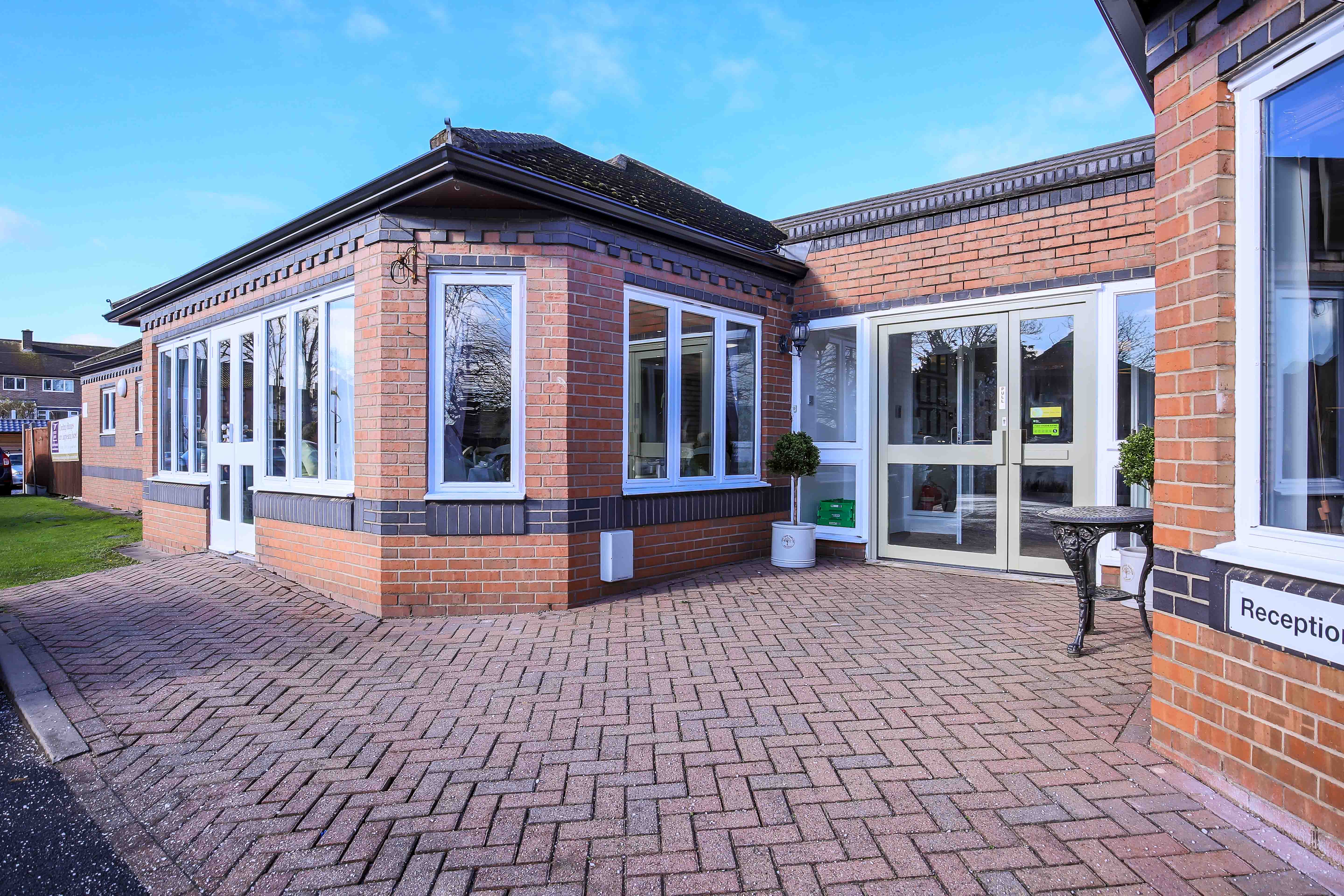 Exterior of Ottley House Care Home in Shrewsbury, Shropshire