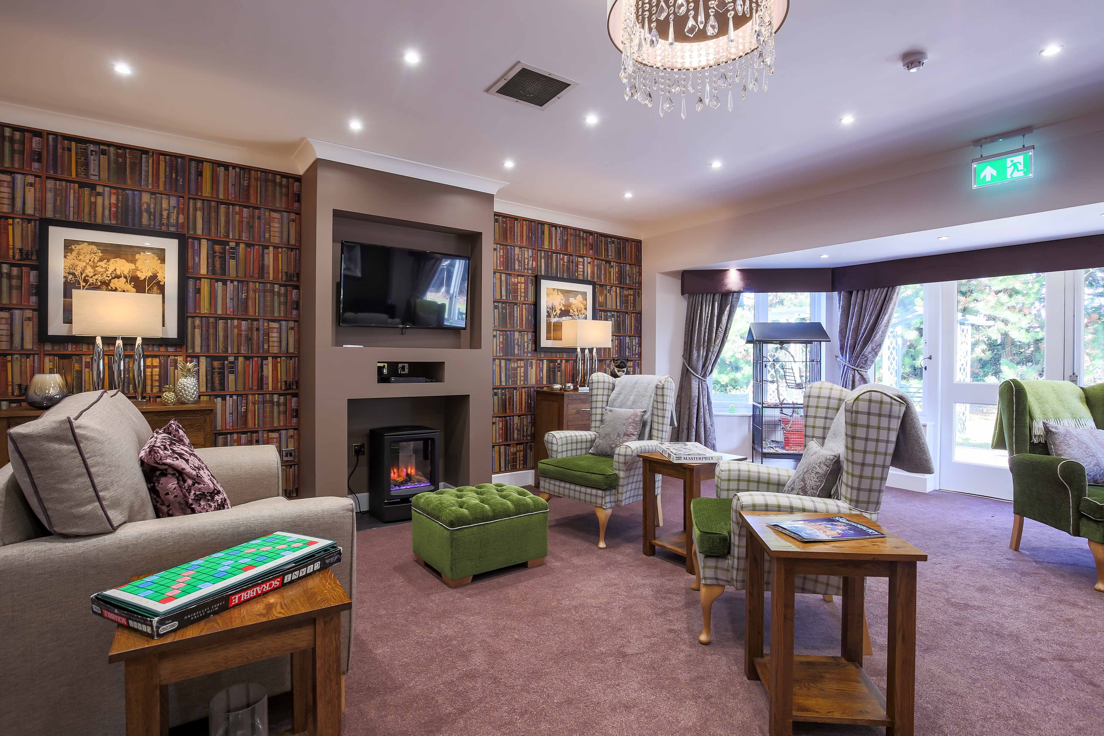 Communal Lounge in Ottley House Care Home in Shrewsbury, Shropshire