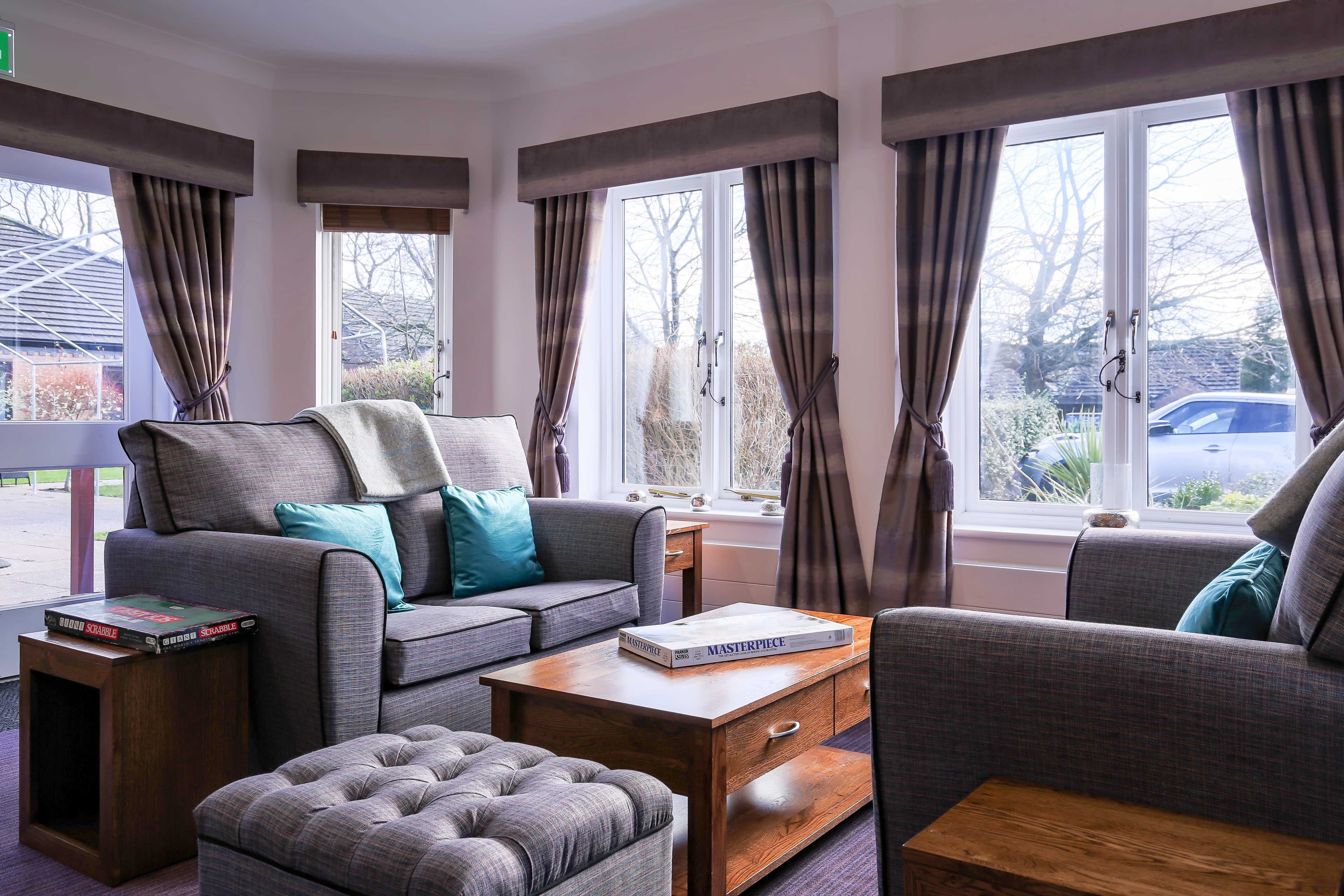 Communal Lounge in Ottley House Care Home in Shrewsbury, Shropshire